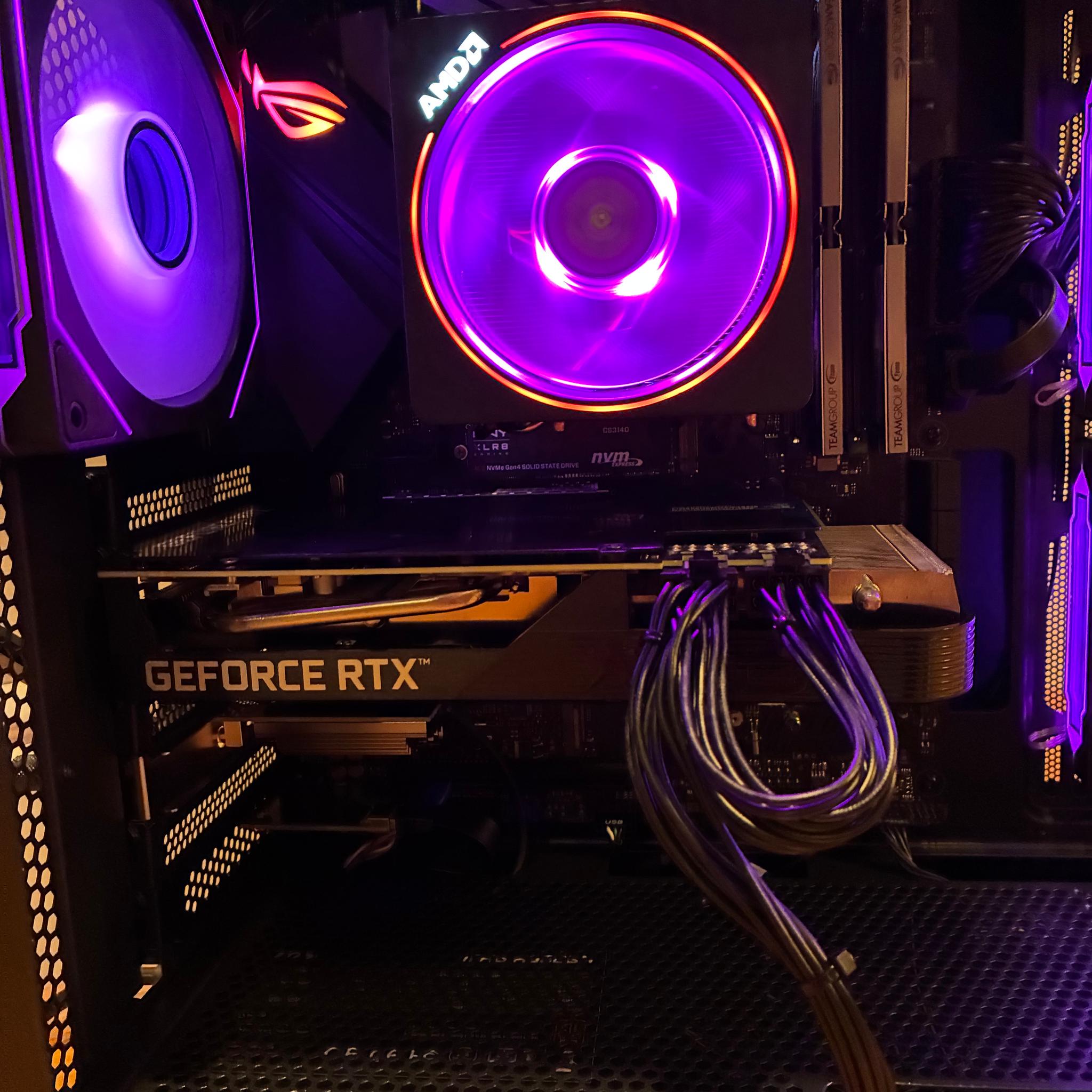 RTX 3060 Ti R7 2700X CUSTOM GAMING PC 16GB DDR4 1TB SSD WIFI 6E BLUETOOTH WINDOWS 10/11