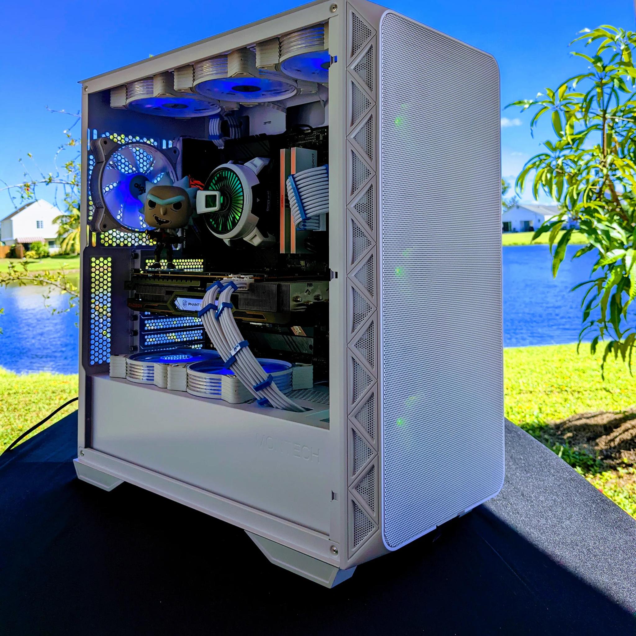 PRO Gaming PC | Weaponized Rick🧪| Ryzen 7 5700| RX 6800 16GB| 32GB DDR4| 2TB NVMe/SSD| Windows 11