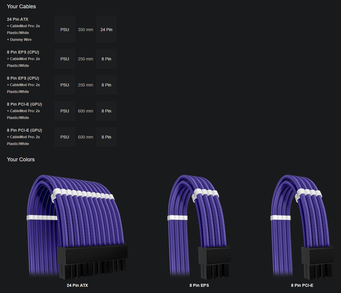 Cooler Master V850 SFX Gold Full Modular (Black Edition) (+Custom Cables)