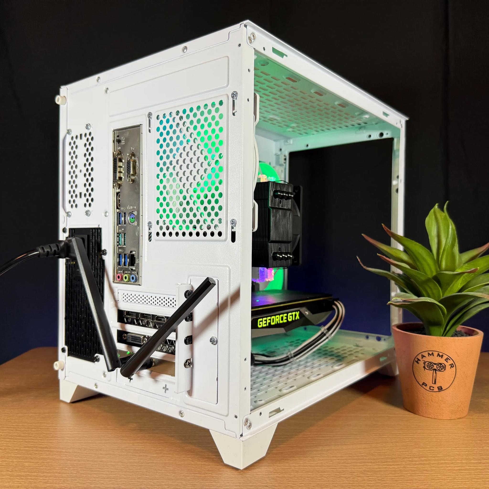 🧊Custom Built White RGB Gaming PC🧊| GTX 1080, Ryzen 5 | Windows 11 | Fortnite, CoD 6, GTA V, more!