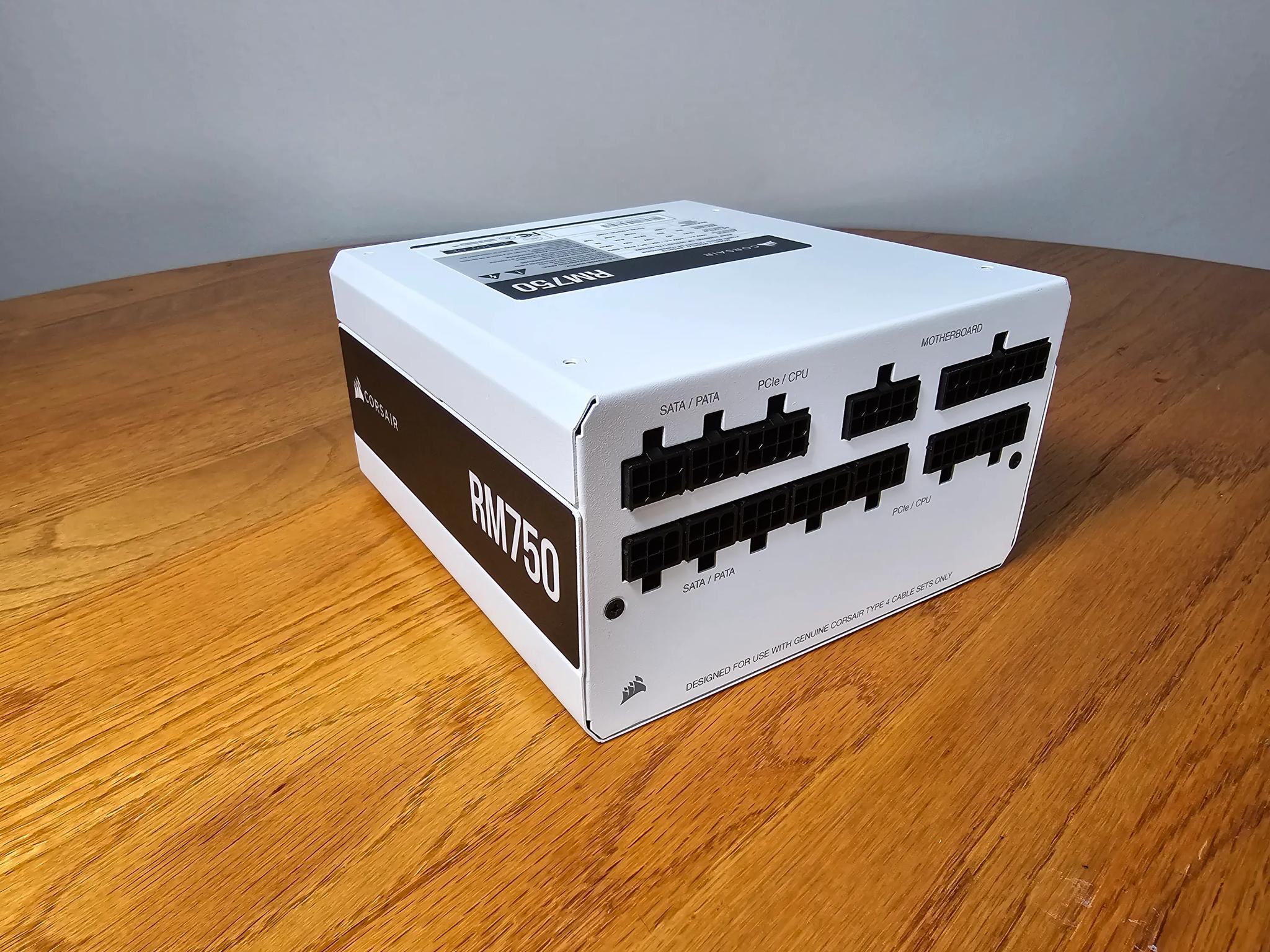 Corsair RM750 750W 80+ Gold Fully Modular ATX Power Supply w/ Custom CPU 8+4 Cable Extension!