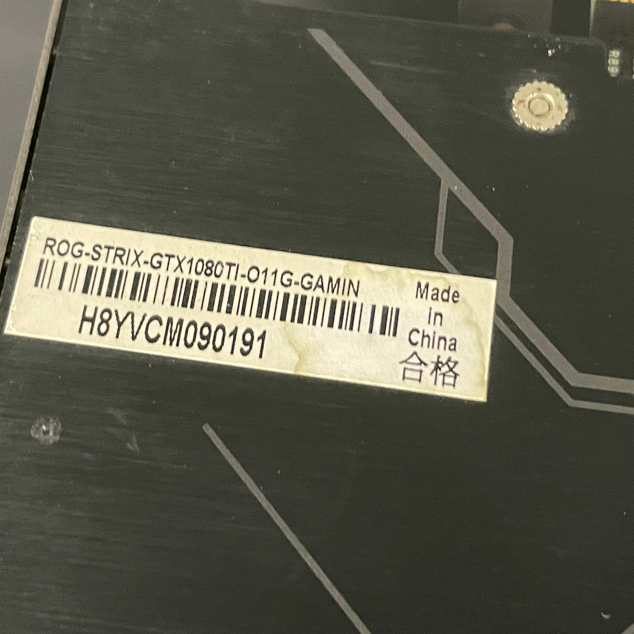 ASUS ROG STRIX GeForce GTX 1080 TI 11GB | Free Shipping
