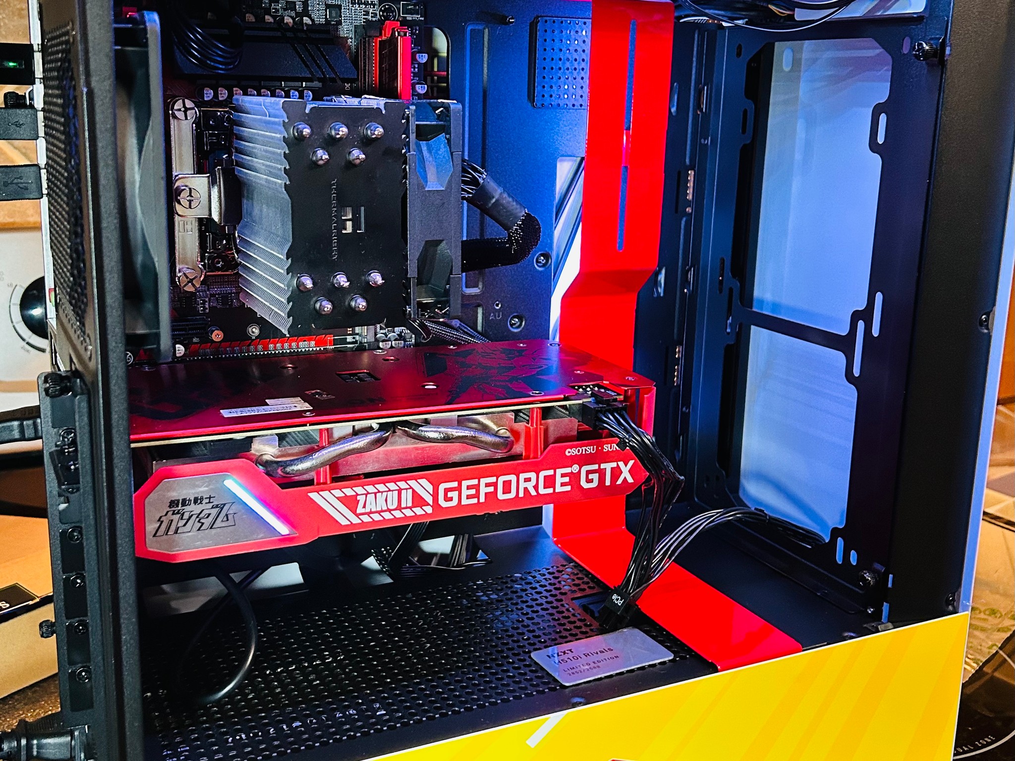 My Hero Academia/ Zaku II (Gundam) Anime collectors gaming rig