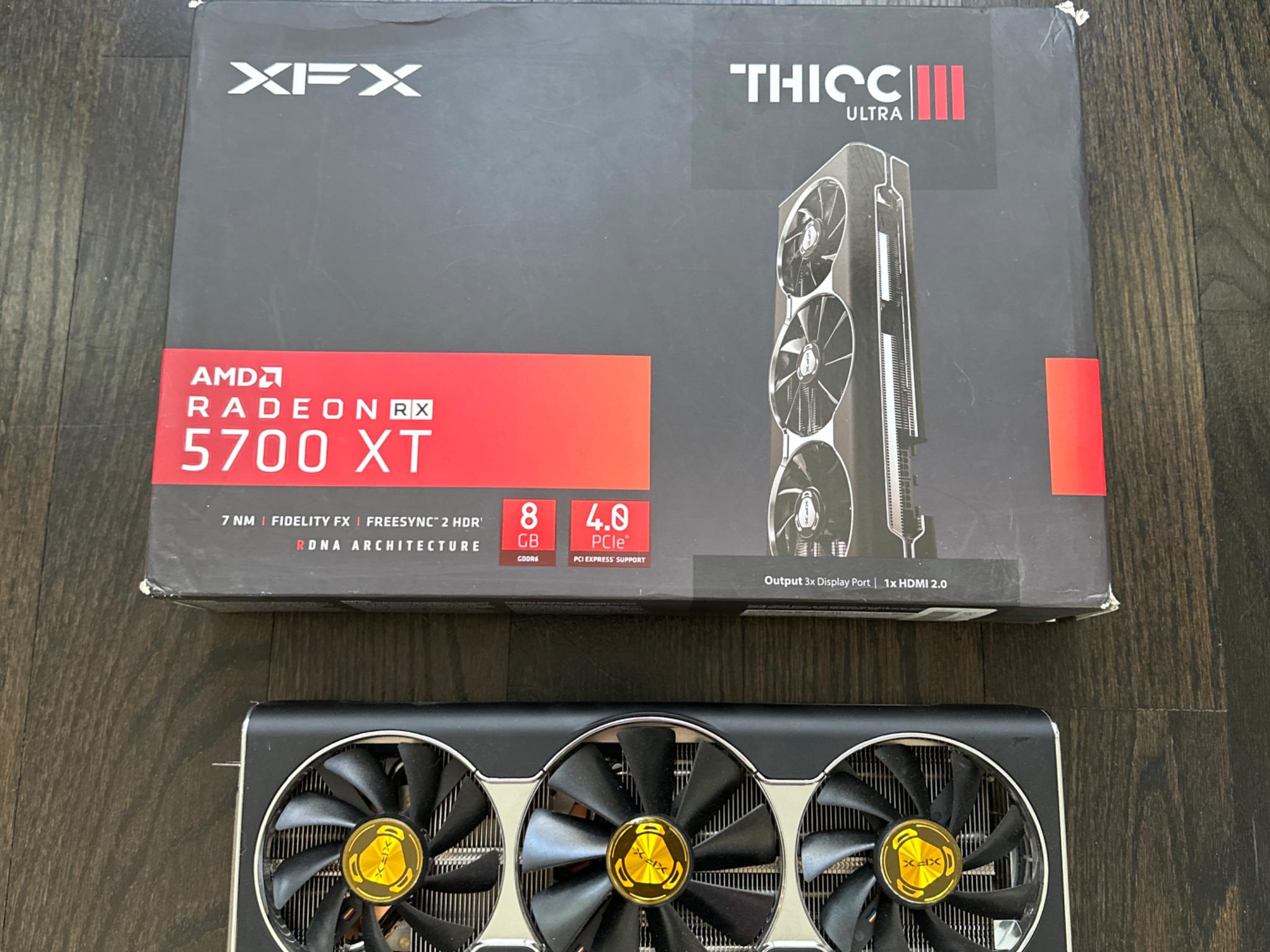 AMD Radeon 5700XT XFX Ultra Series