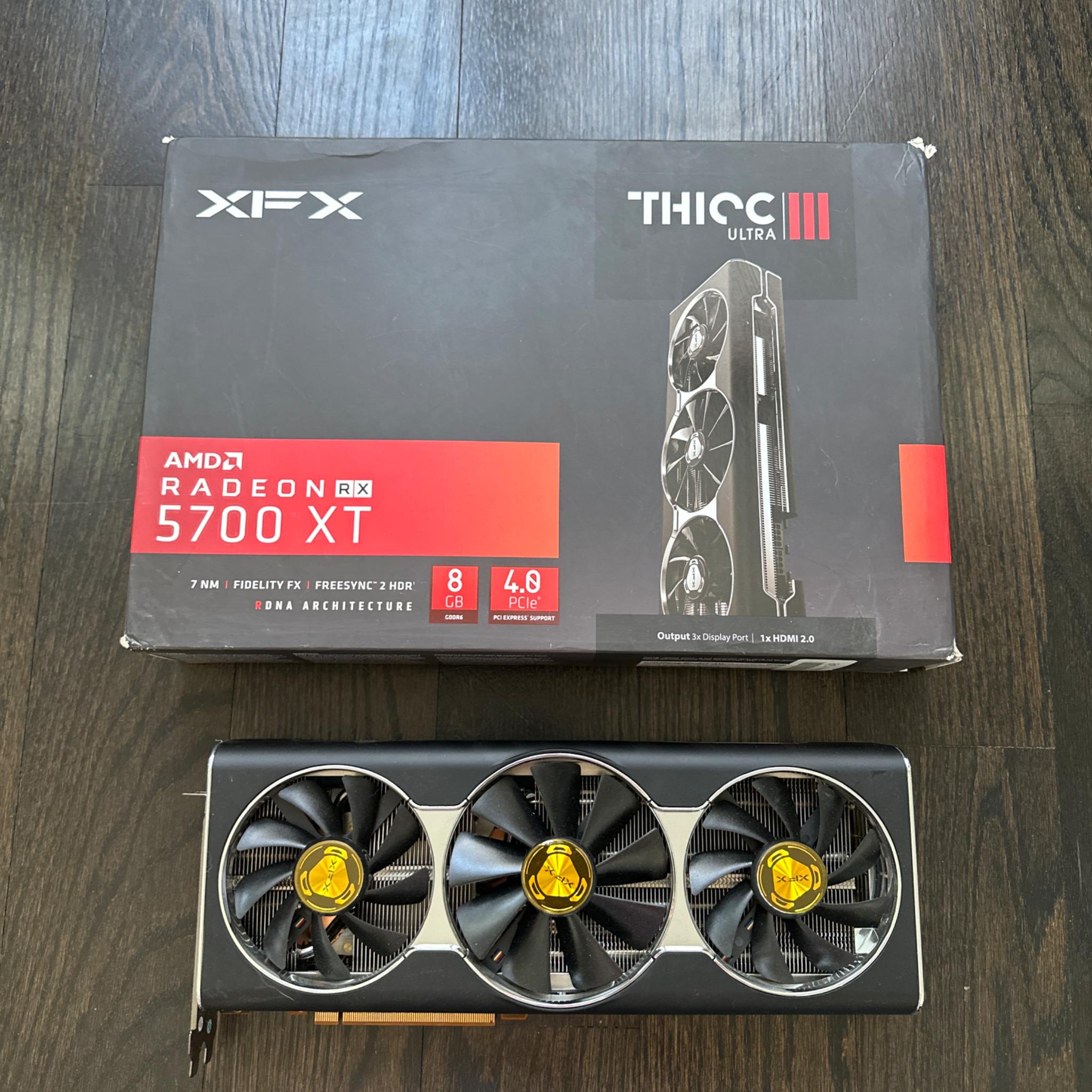 AMD Radeon 5700XT XFX Ultra Series