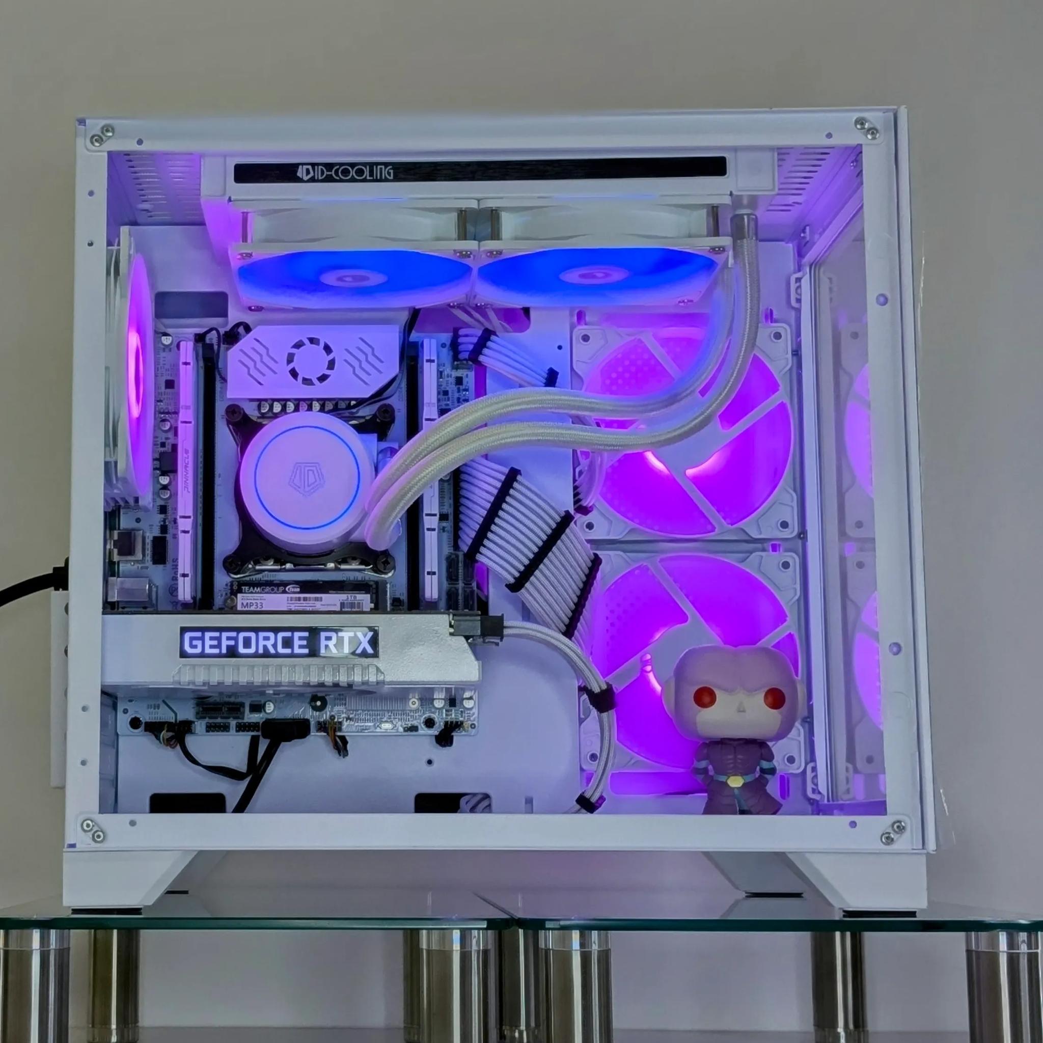⚪️ALL/WHITE HiT⚪️Liquid-Cooled💧⚪️RTX 2060⚪️I7-5930K@4.3GHz⚪️16GB(2x8GB) DDR4⚪️1TB PCIE SSD⚪️700w PSU