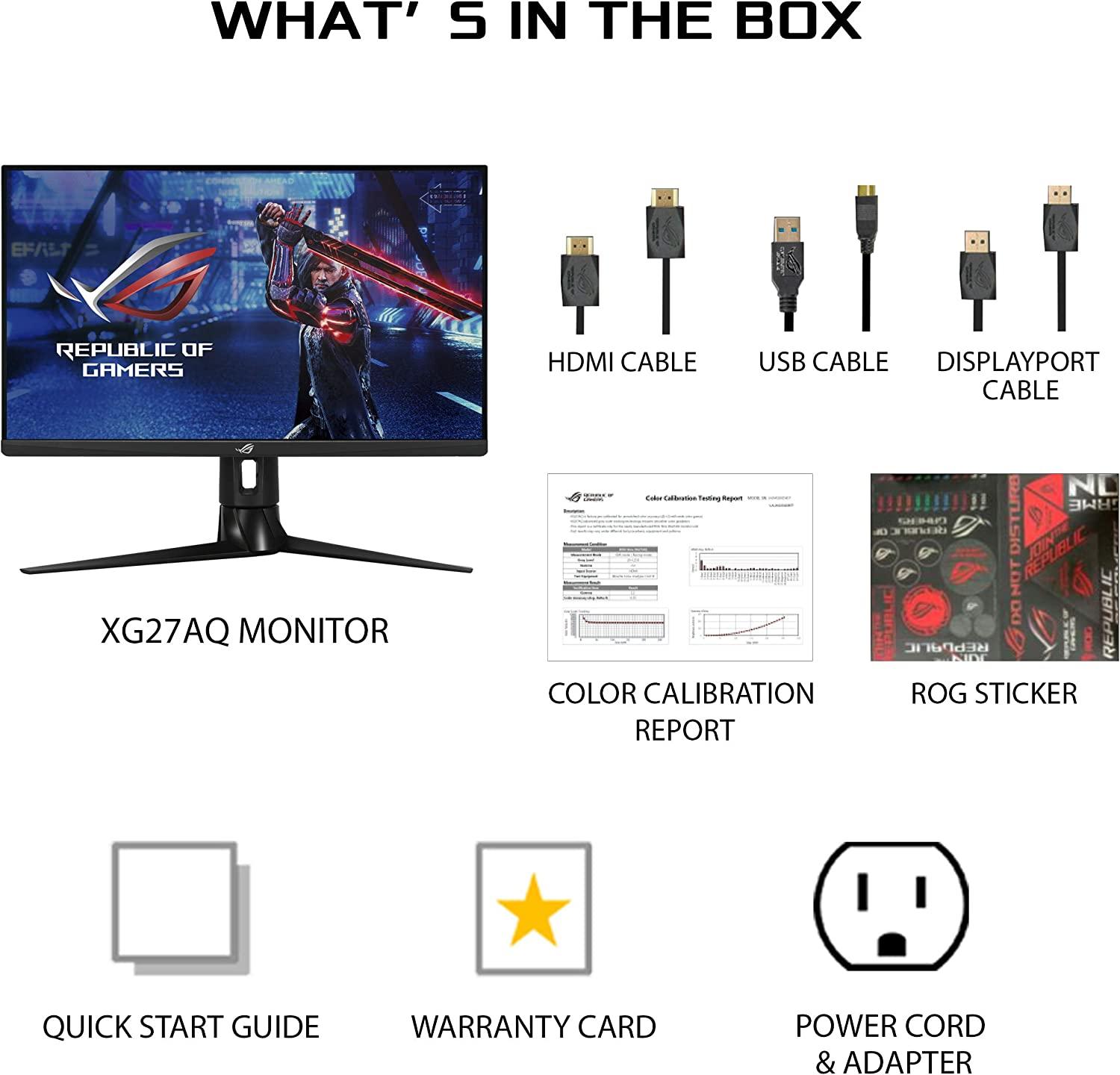 ASUS ROG Strix XG27AQ 27” Gaming Monitor