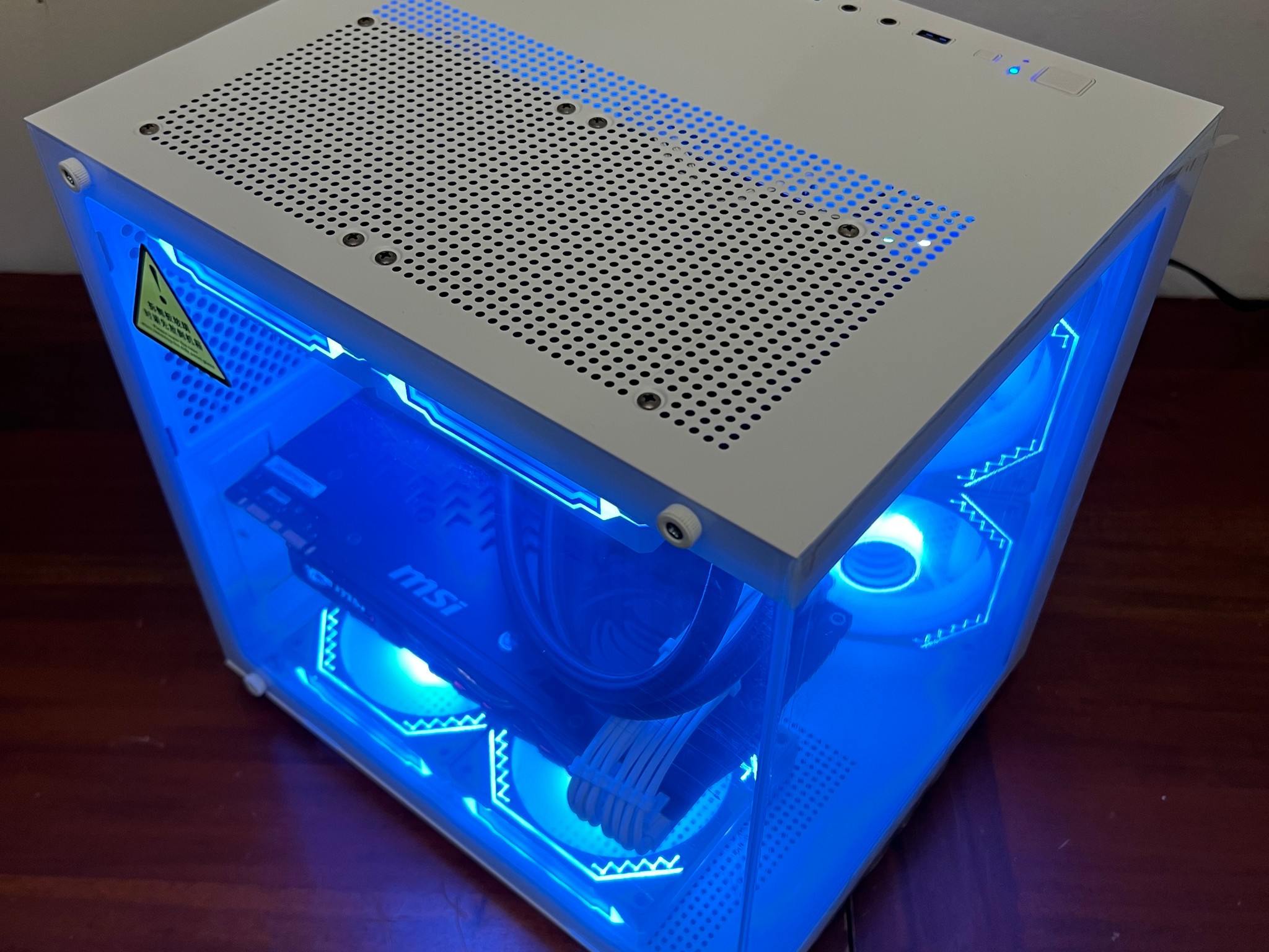 Water Cooled Intel 10 Core Gaming PC GTX 1070 1tb NVME SSD 16GB RAM WIFi WINDOWS 11 Pro