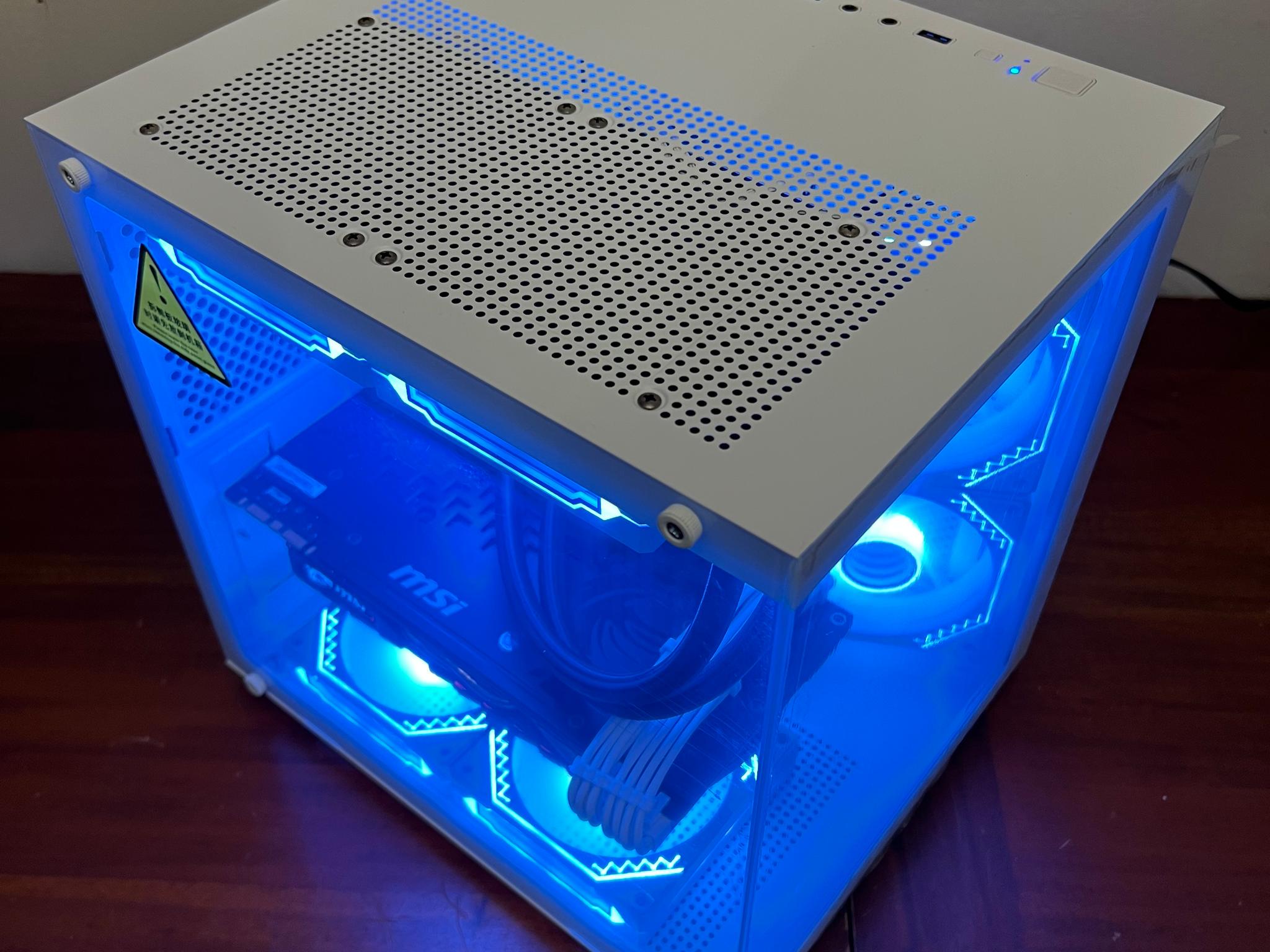 Water Cooled Intel 10 Core Gaming PC GTX 1070 1tb NVME SSD 16GB RAM WIFi WINDOWS 11 Pro