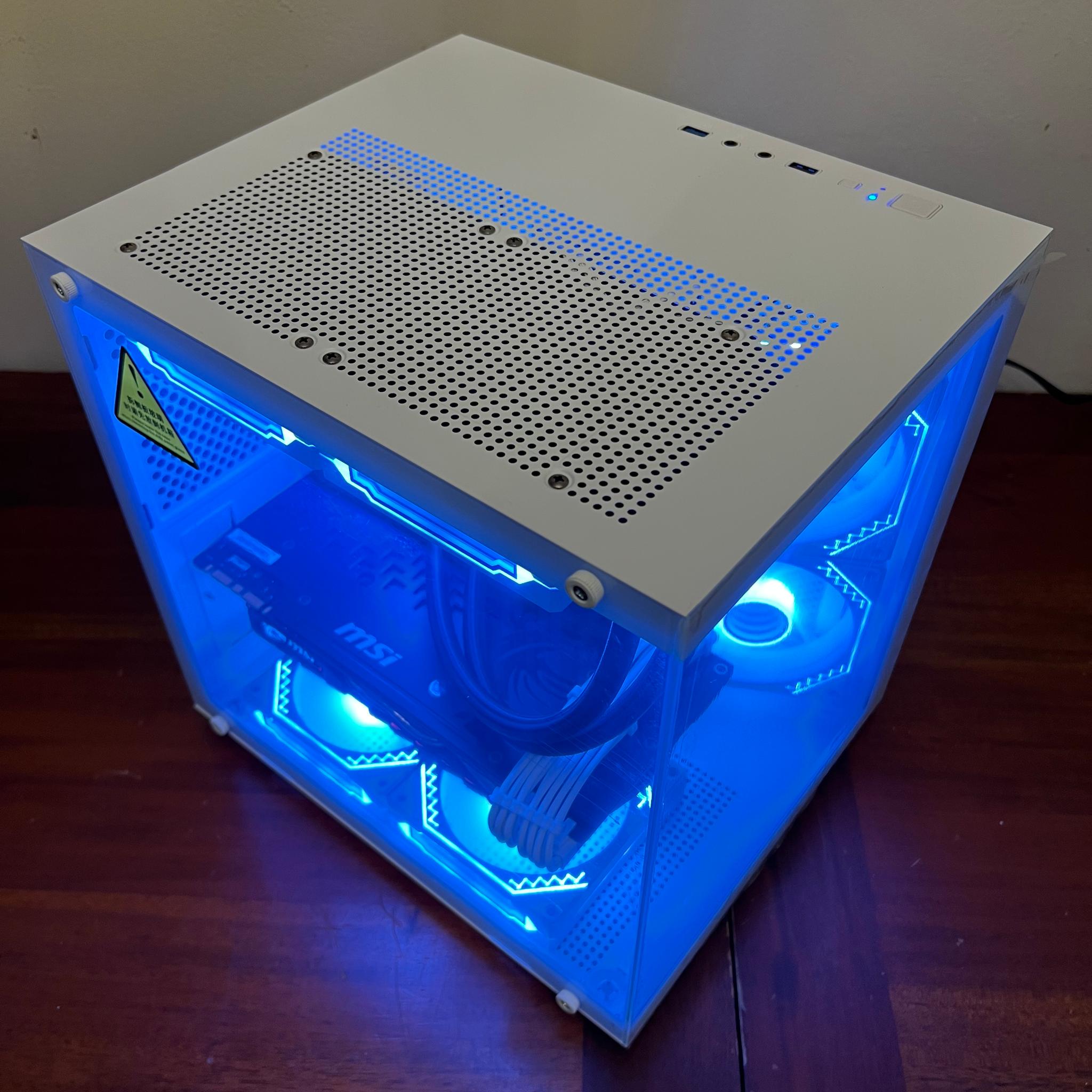 Water Cooled Intel 10 Core Gaming PC GTX 1070 1tb NVME SSD 16GB RAM WIFi WINDOWS 11 Pro