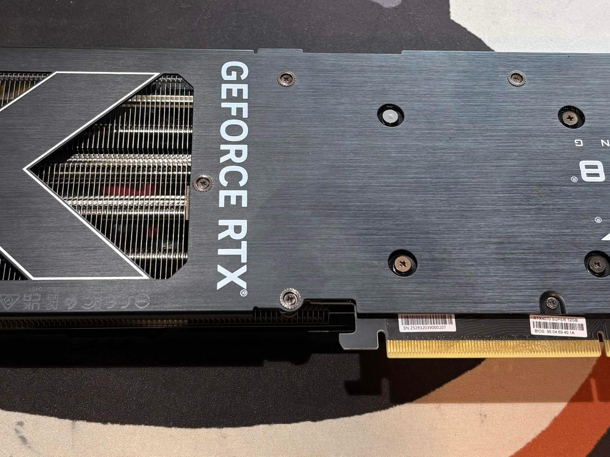 PNY RTX 4070 Super XLR8 Gaming OC 12GB