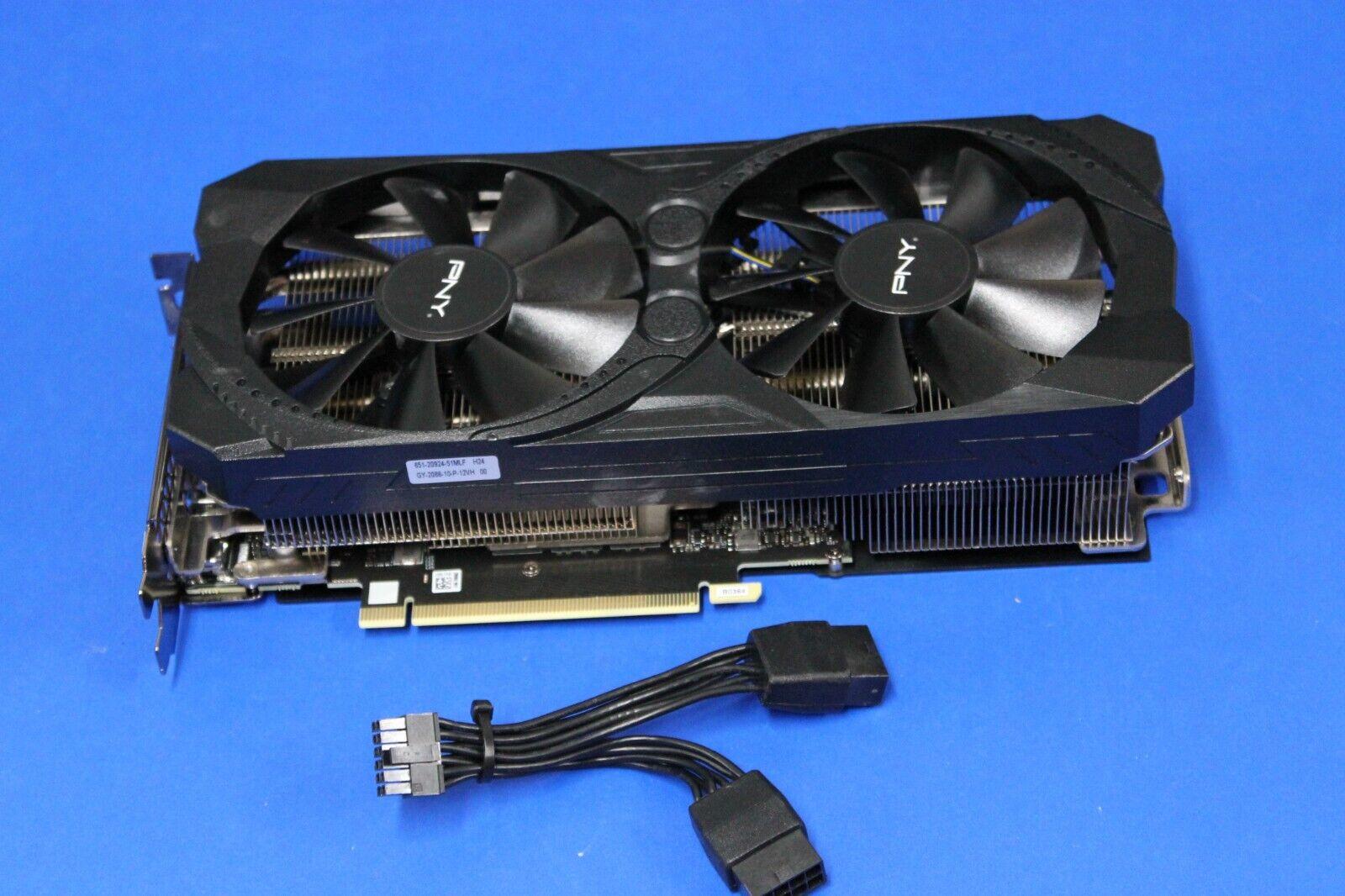 PNY Nvidia GeForce RTX 3070 8GB LHR GDDR6 Video Graphics Card Part# 233443
