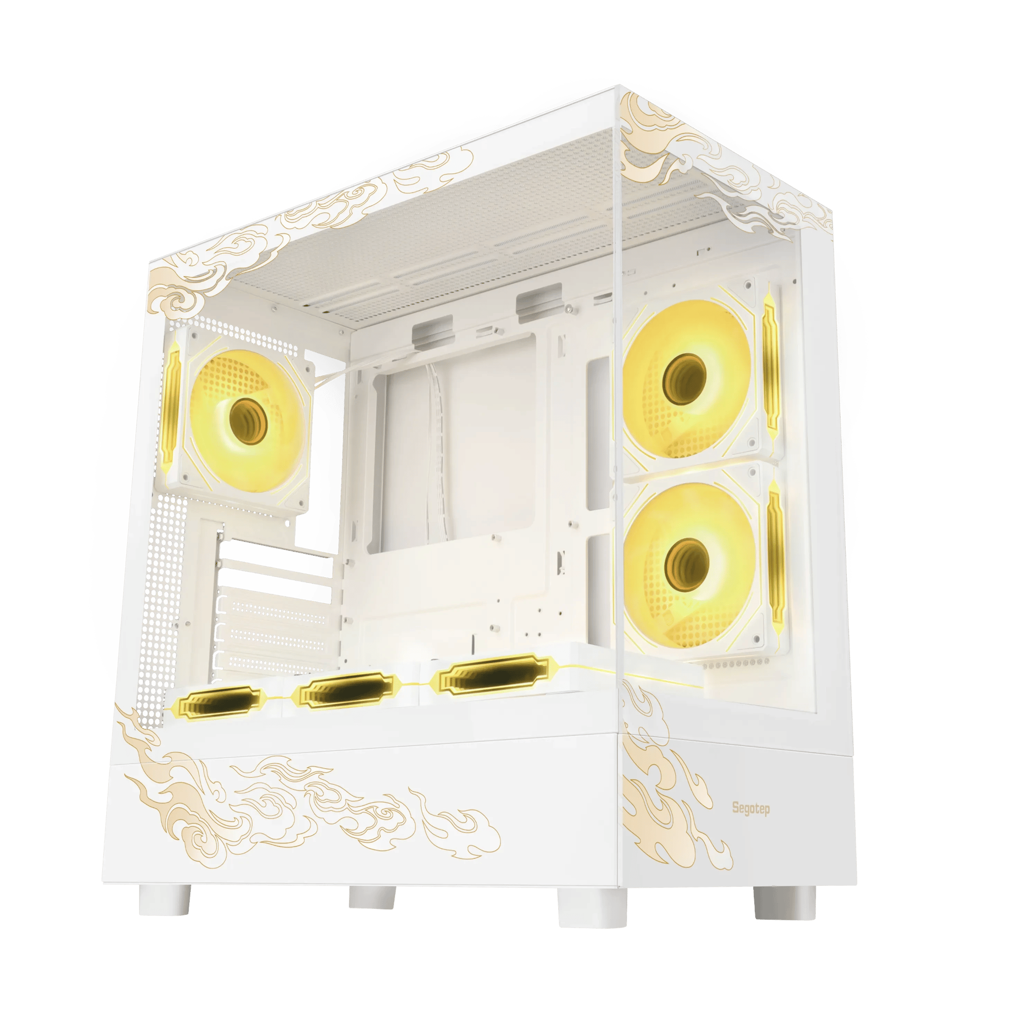 SEGOTEP Endura Pro+ | 🐉🌟LOONG/DRAGON Edition🌟 🐉 |360mm AIO Support | 6 ARGB FAN INCLUDED