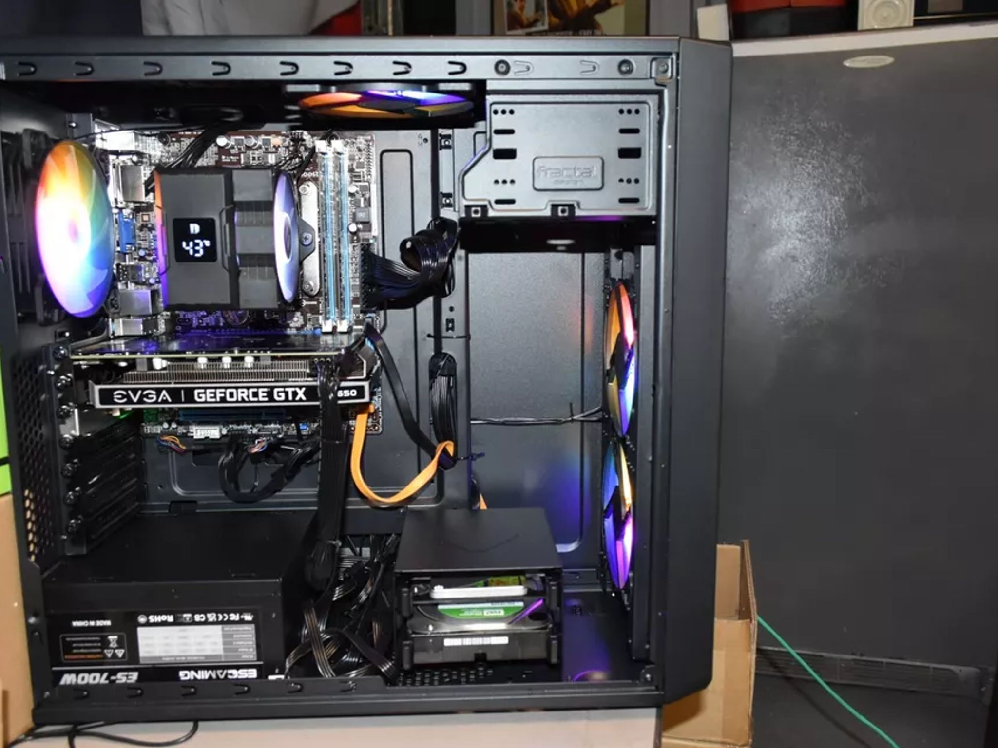 gaming pc Intel Core i7-3.4 GHz.16 GB RAM GPU 1650 PSU 700WTS 480GB SSD+1TB HHD ENTRY LEVEL GAMING