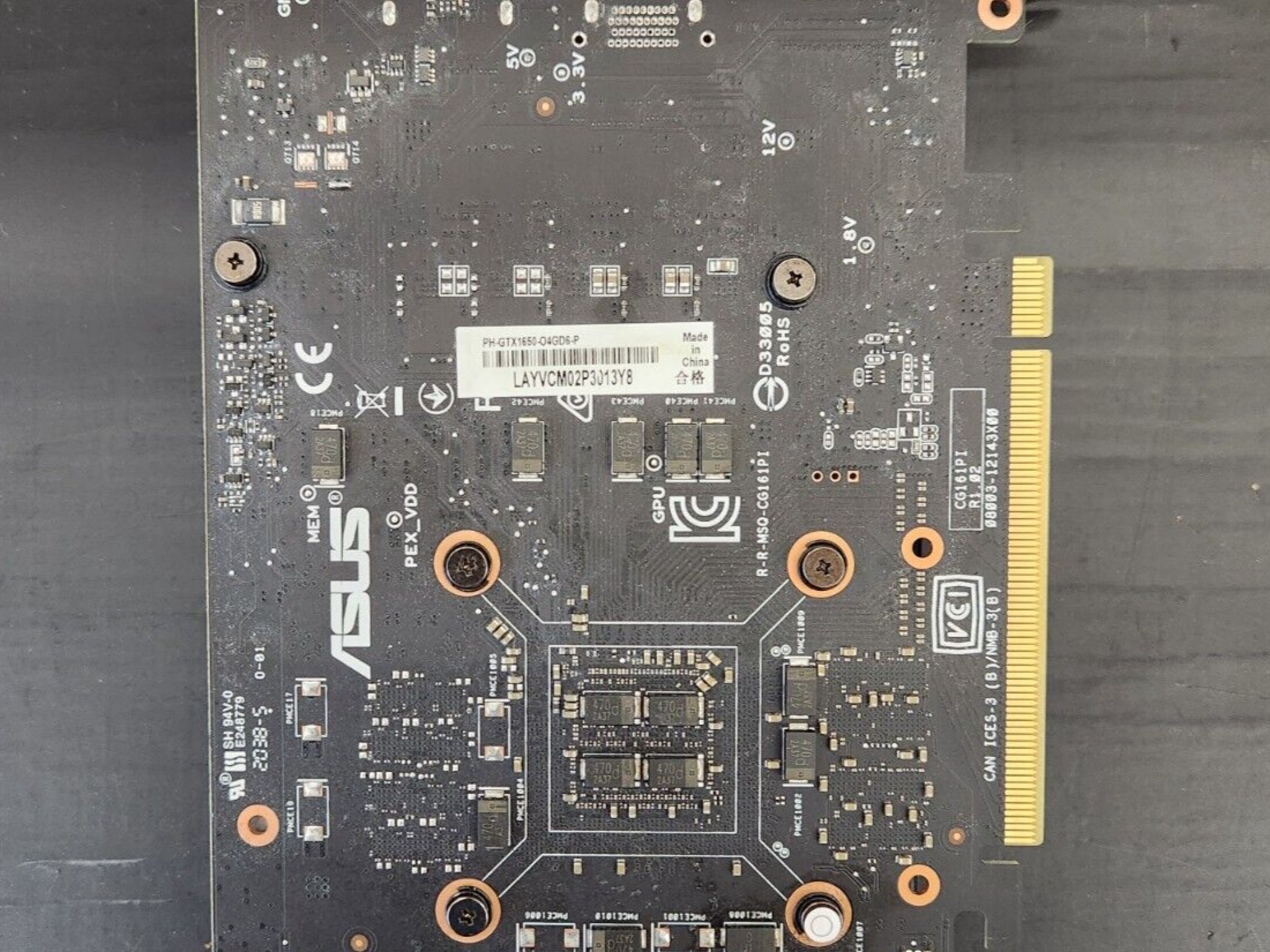 ASUS Phoenix GeForce GTX 1650 4GB GDDR6 Graphics Card - HDMI, DisplayPort, DVI