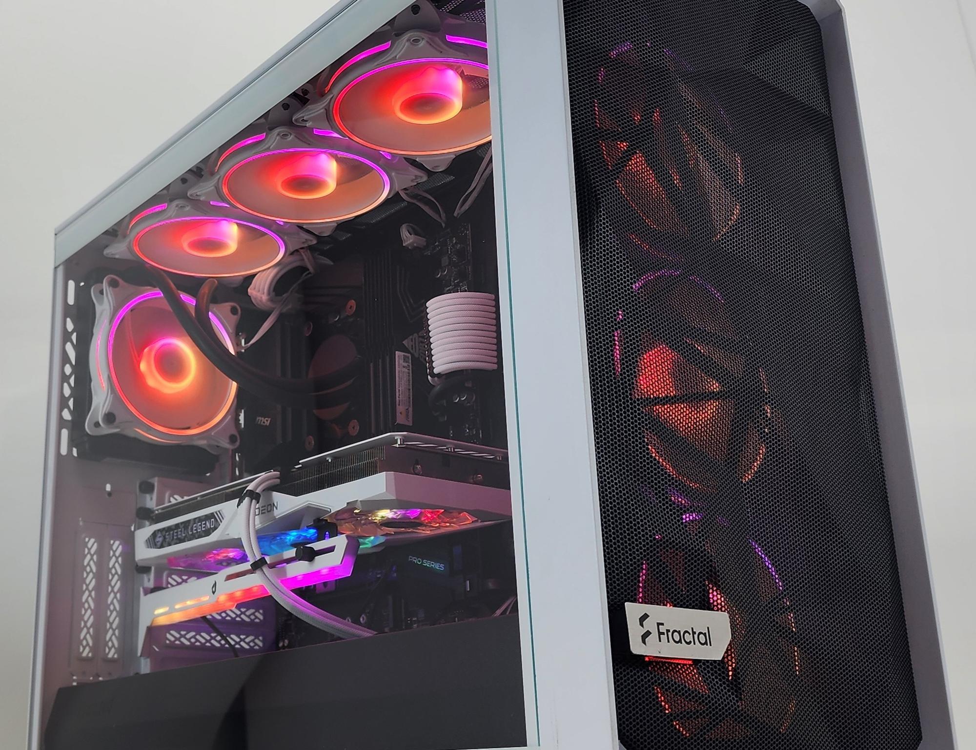 Gaming PC Ryzen 5 5500 32GB RAM 512GB SSD + 1TB HDD RX 7600 8GB Win11 Computer