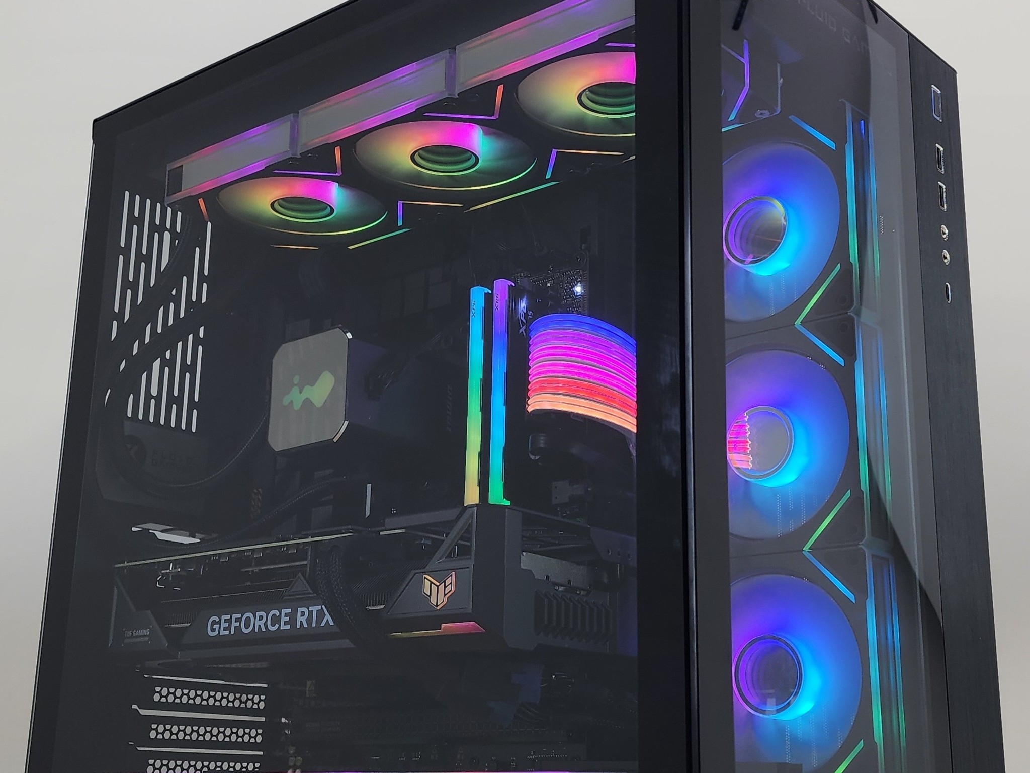 Gaming PC Ryzen 7 7800X3D 32GB RAM 1TB SSD RTX 4070 Ti 12GB Windows 11 Computer