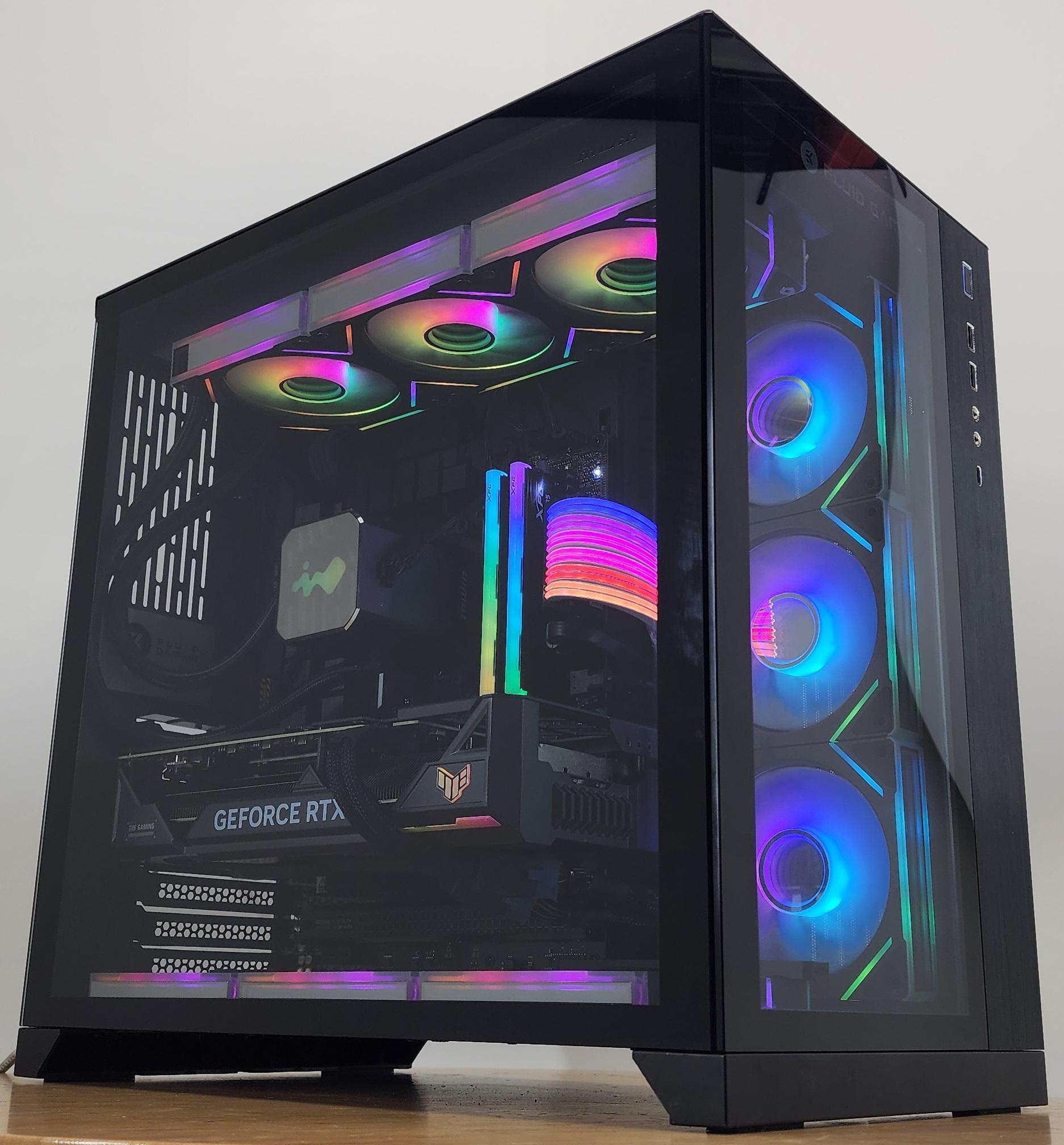 Gaming PC Ryzen 7 7800X3D 32GB RAM 1TB SSD RTX 4070 Ti 12GB Windows 11 Computer