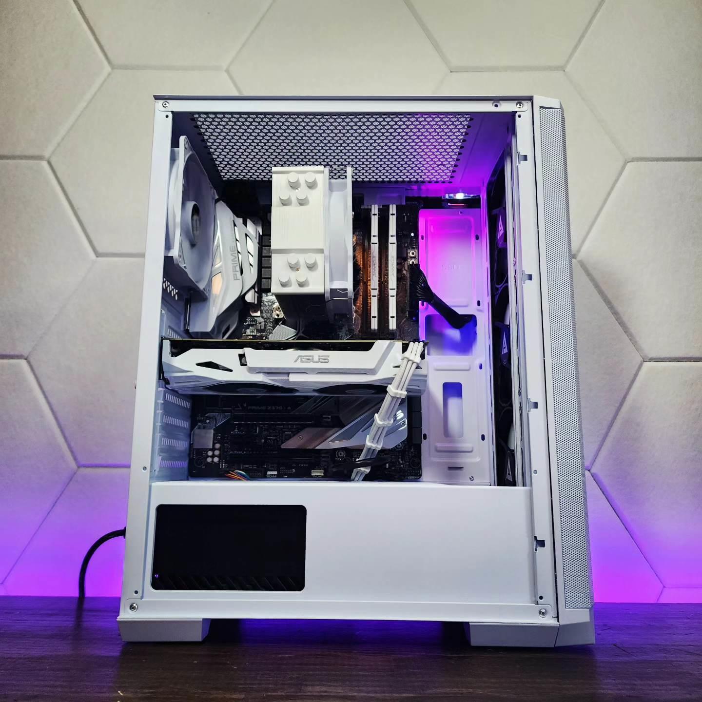 🤍💜🤍 ASUS GTX 1060 6G // Intel Core i7 8700K // Pinnacle 16GB 3600MHz // WD Blue 1TB NVMe