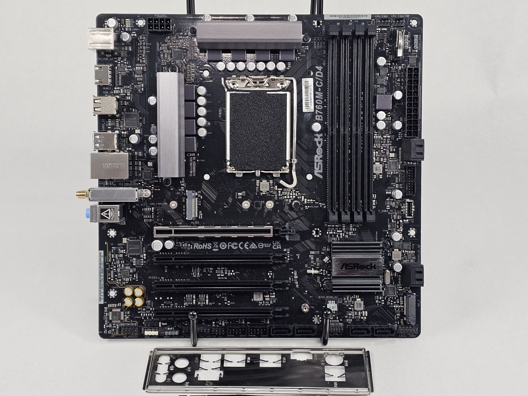 ASRock B760M-C/D4 LGA1700 DDR4 mATX Motherboard