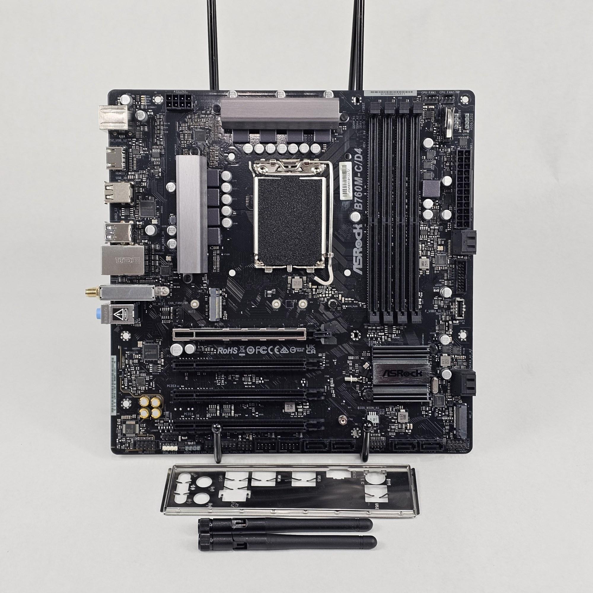ASRock B760M-C/D4 LGA1700 DDR4 mATX Motherboard