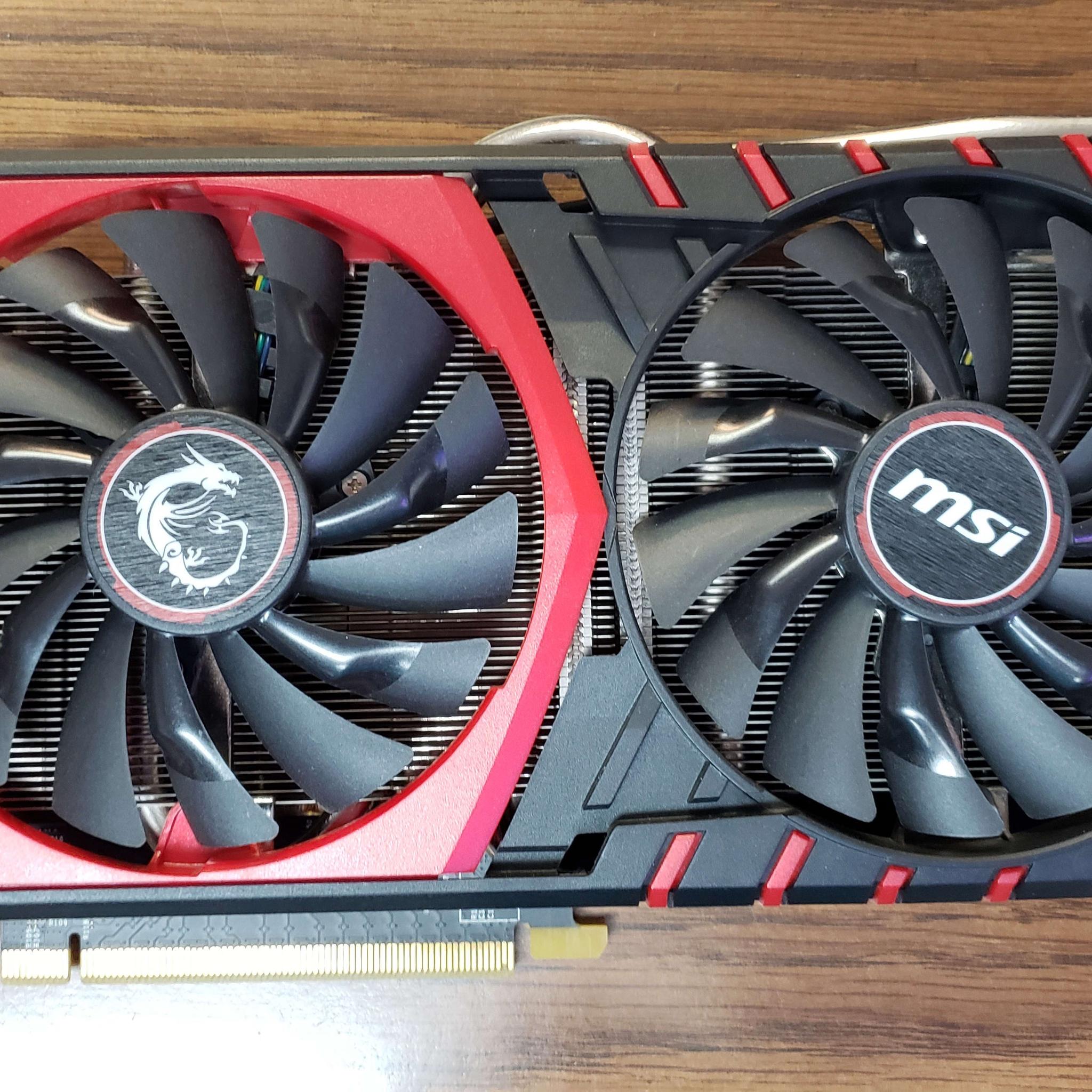 MSi GTX 970 graphics card with 4gb memory