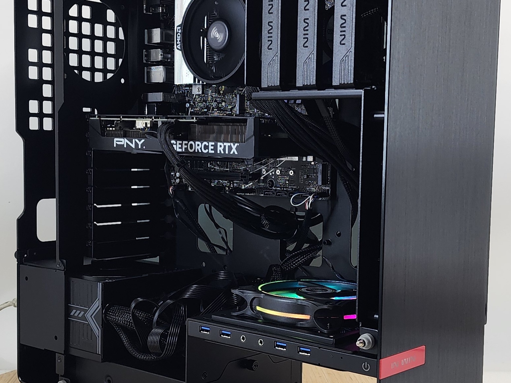 Gaming PC Ryzen 7 8700F 16GB RAM 500GB SSD RTX 4060 Ti 8GB Windows 11 Computer