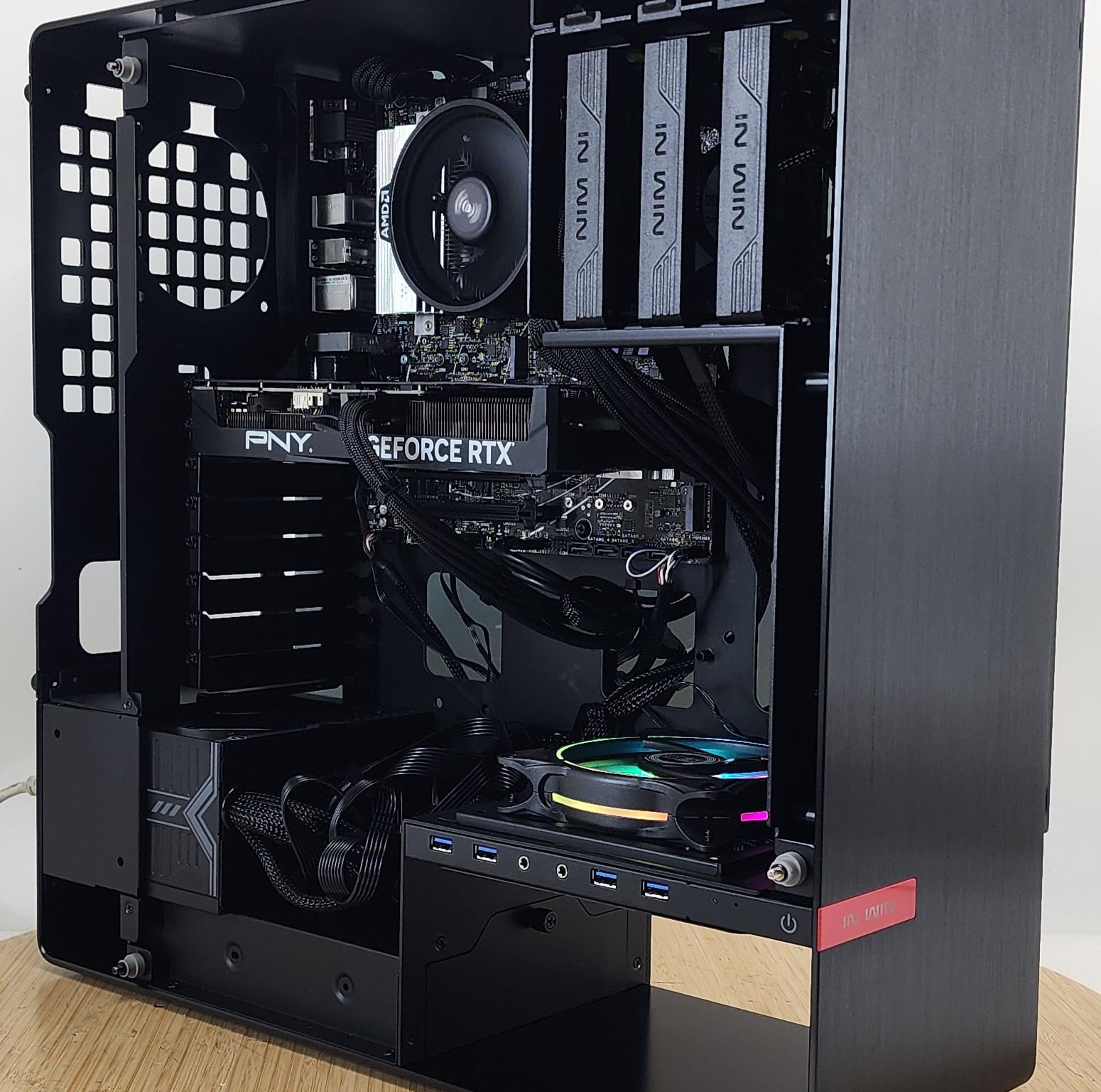 Gaming PC Ryzen 7 8700F 16GB RAM 500GB SSD RTX 4060 Ti 8GB Windows 11 Computer