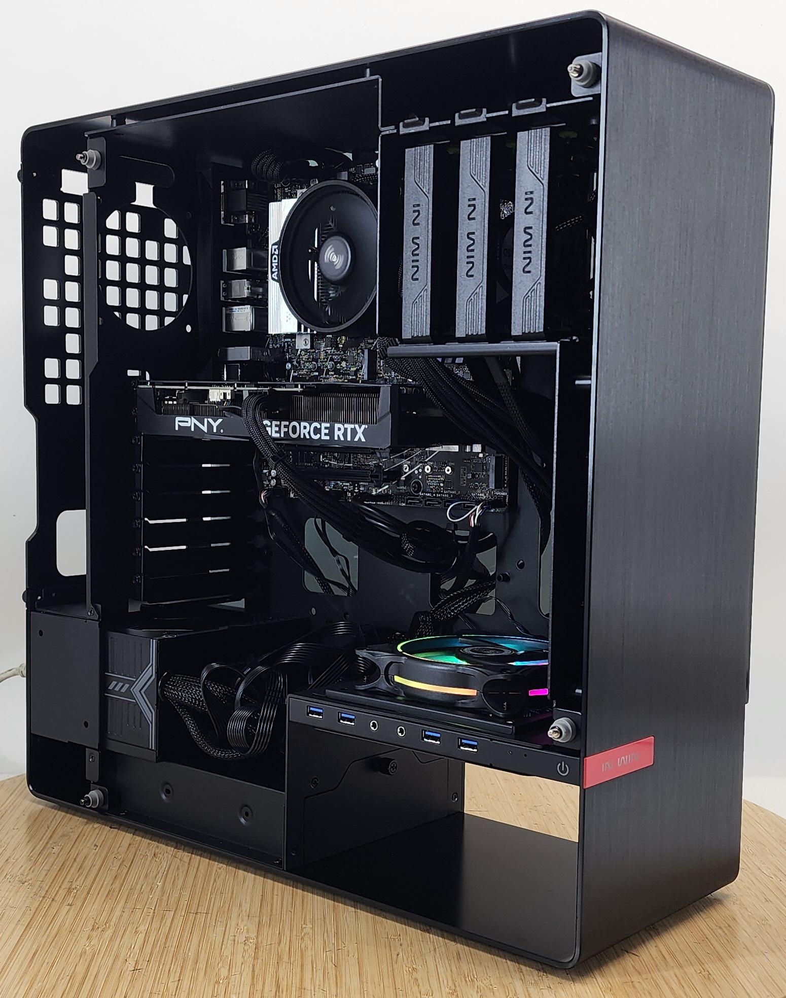 Gaming PC Ryzen 7 8700F 16GB RAM 500GB SSD RTX 4060 Ti 8GB Windows 11 Computer