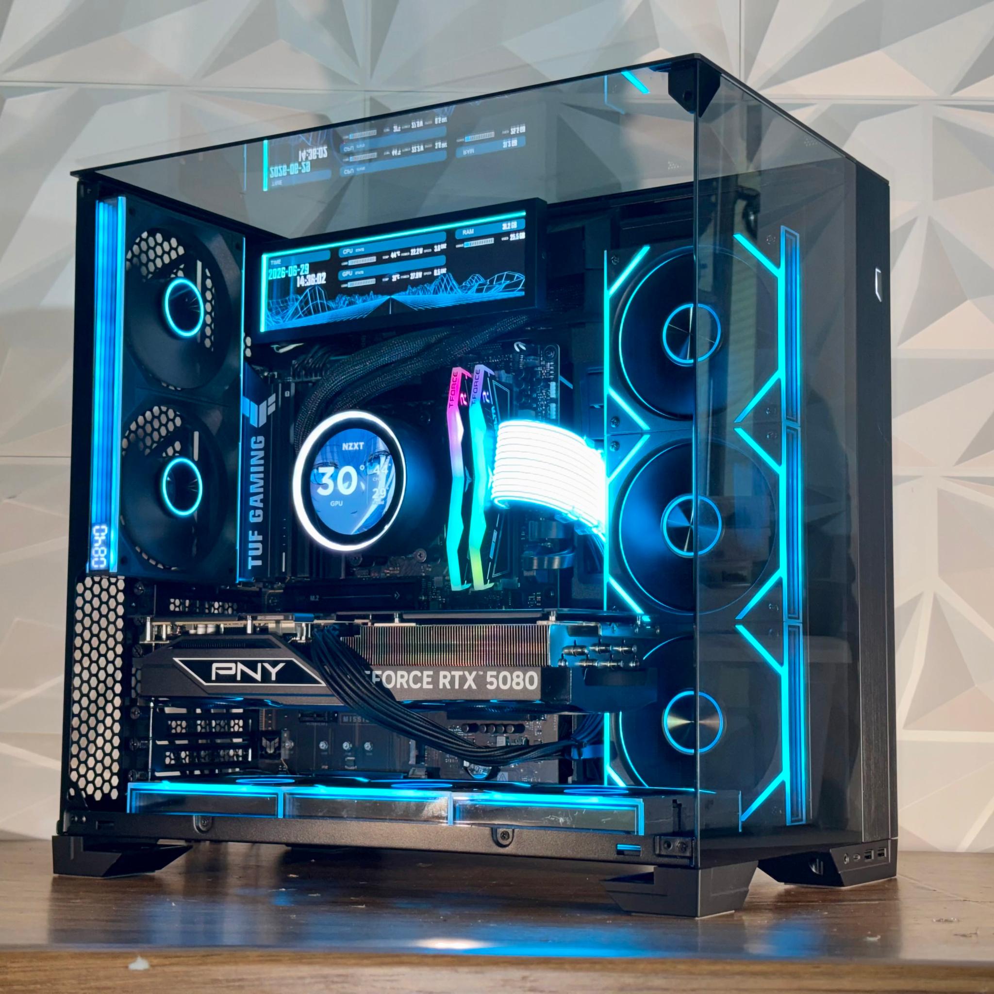 ⚫ Ryzen 7 9800X3D | RTX 5080 | 32GB DDR5 | 2TB 990 Pro | Windows 11 Pro "VISION PHANTOM" ⚫