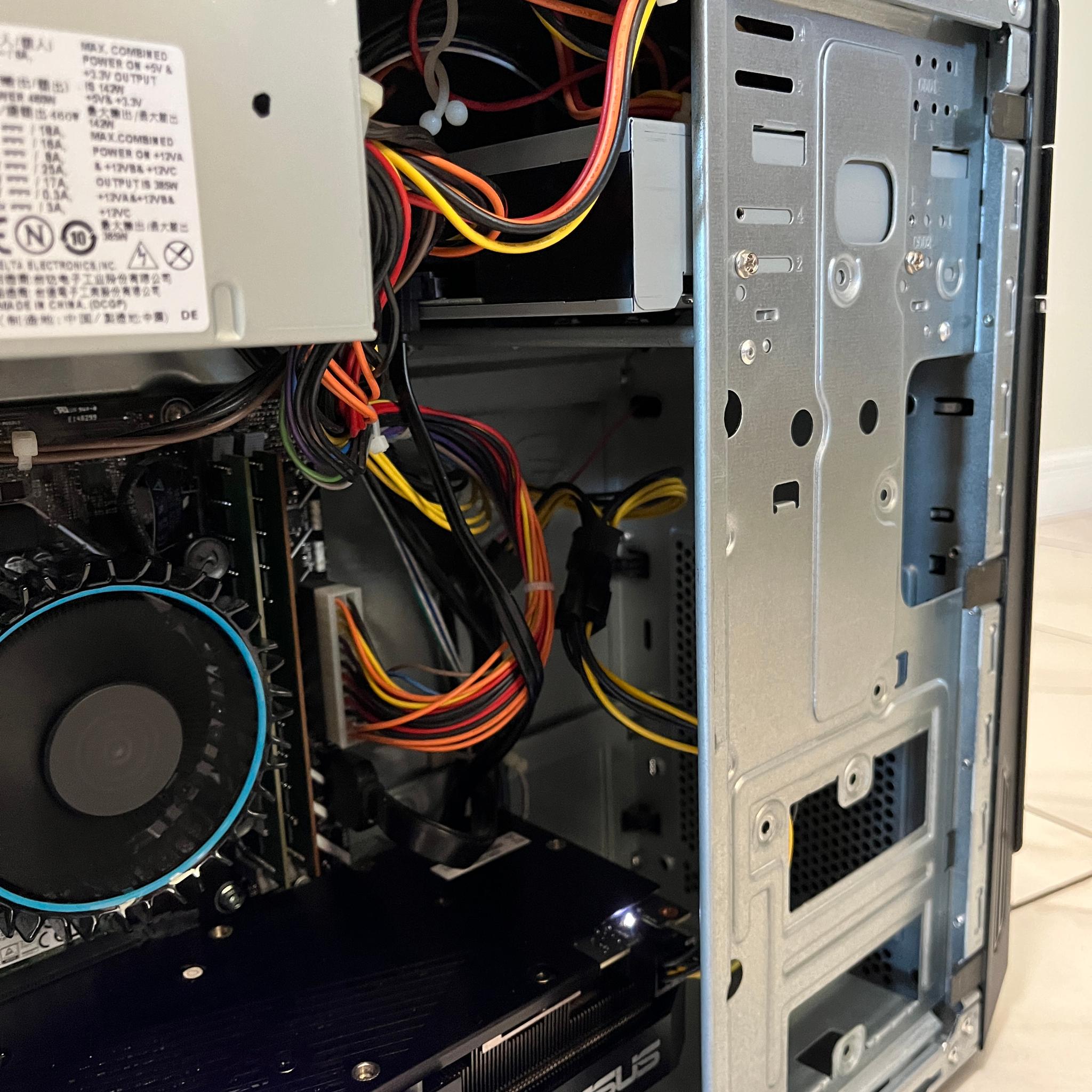 NVIDIA RTX 2070, Intel Core i3-12100, 16GB RAM, 512GB M.2 SSD - Sleeper Gaming PC w/ Wi-Fi & BT