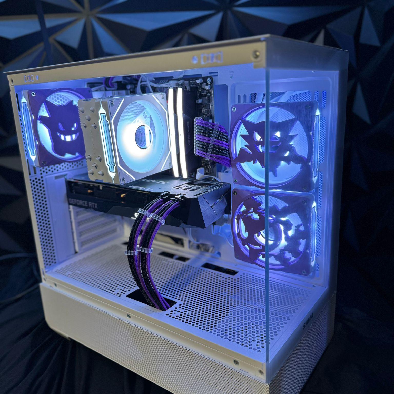 💀 Gakaiko Gengar 🟣 Ryzen 5 9600X| RTX 3070| 32 GB DDR5 6000MHZ| 2.5 TB NVMe