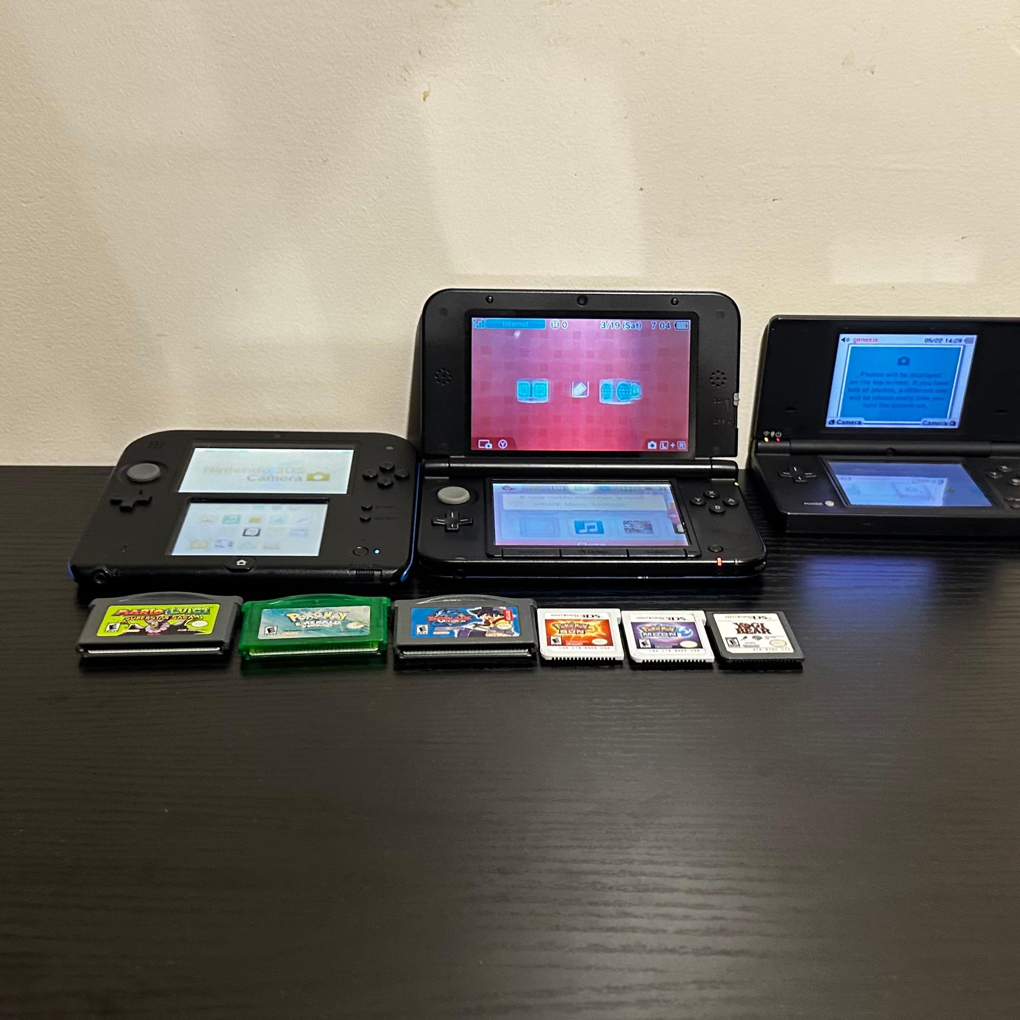 Nintendo Handheld Bundle – GBA SP, DS, 2DS, 3DS XL + Games