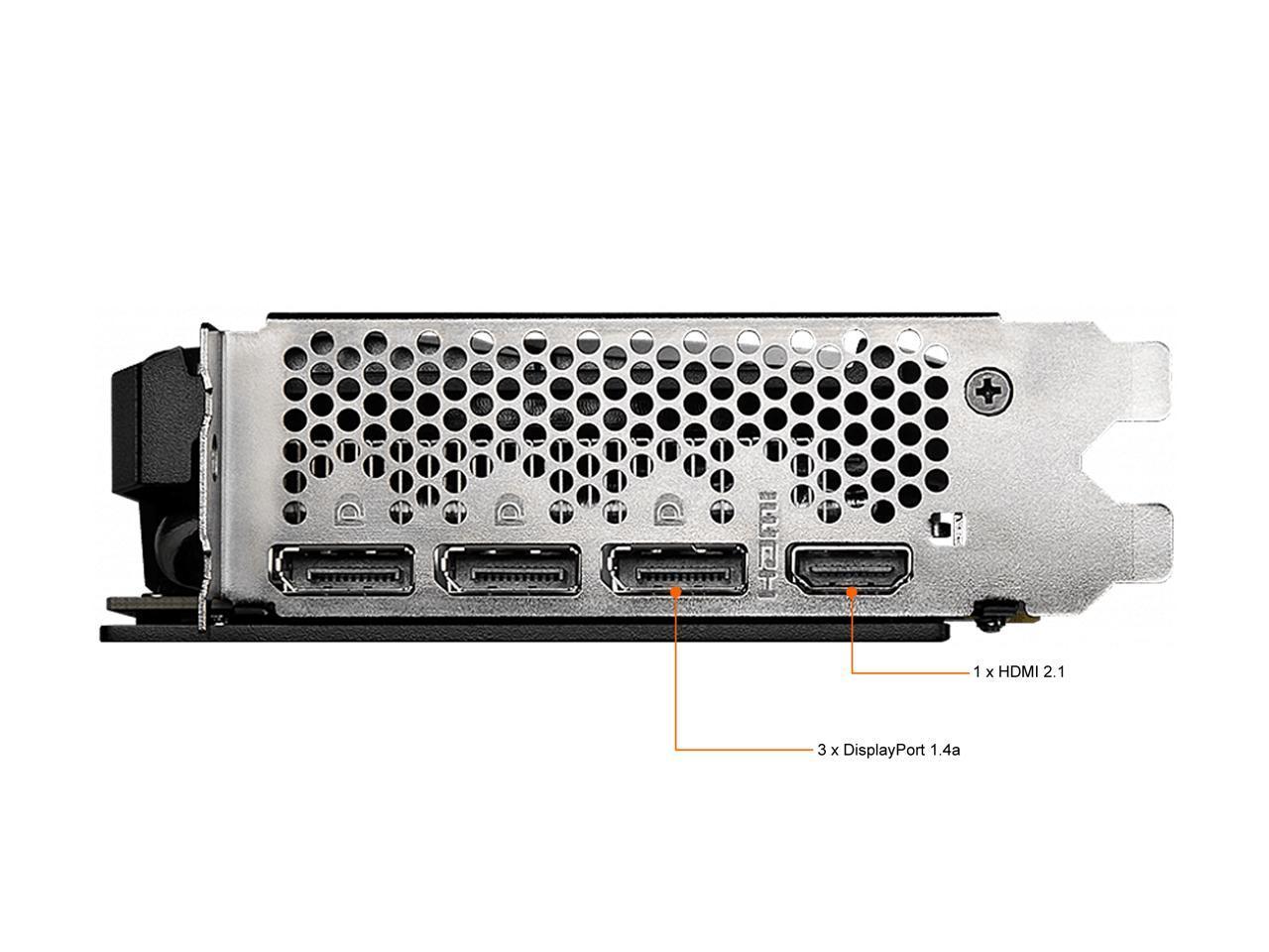 NEW! MSI NVIDIA RTX 3060 12GB Ventus 2X OC PCIe 4.0 Video Card