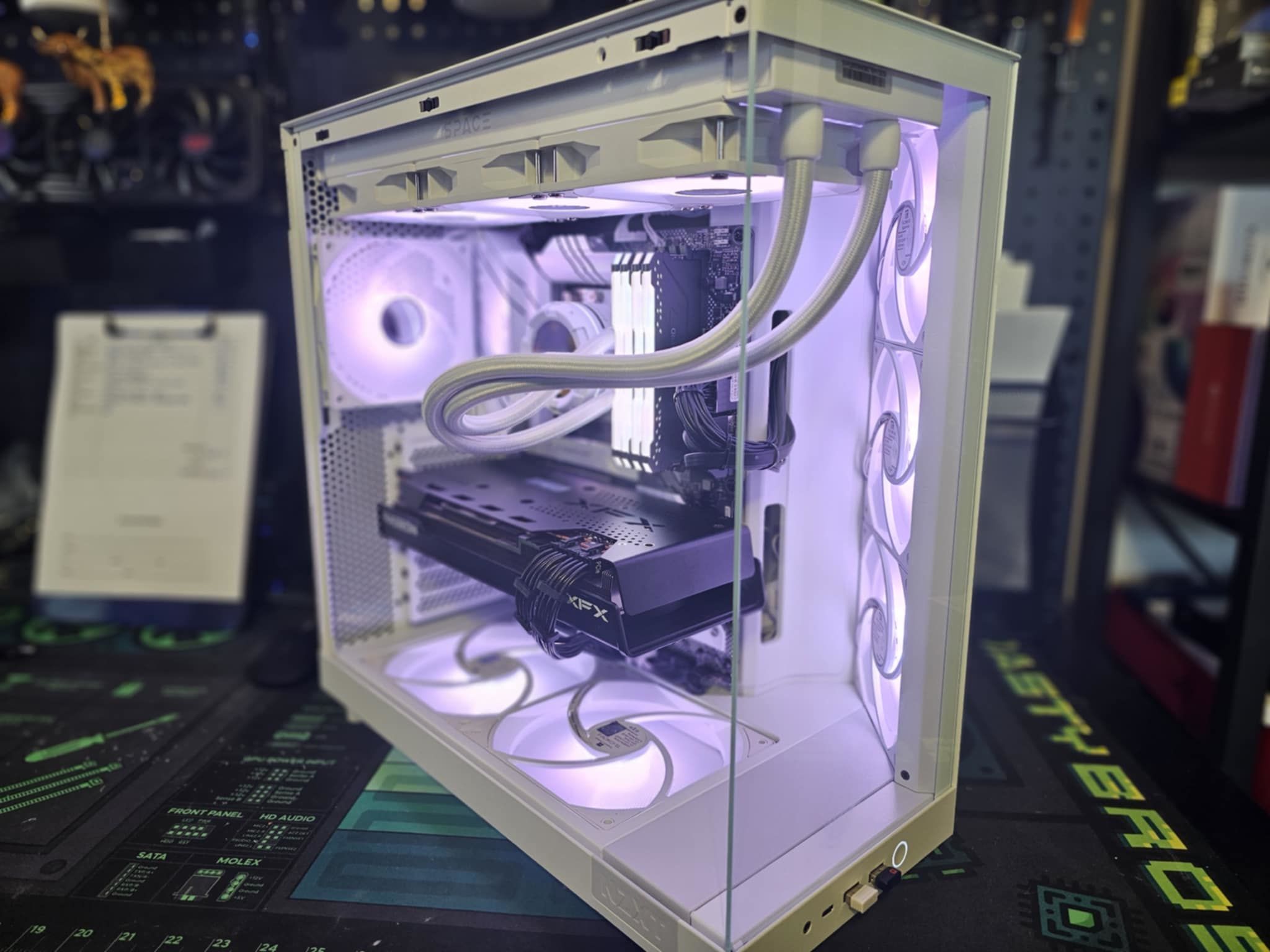Super clean build! B660-i7 14700k-RX7700XT-32gb ddr5-1TB m.2-360mm AIO