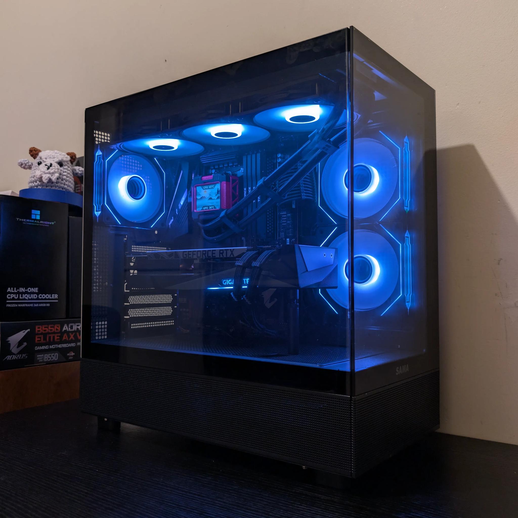 🔥1440p Gaming Beast | RTX 3080 | Ryzen 7 5700X | 1TB SSD | 32GB RAM | WiFi 6 & Bluetooth🔥
