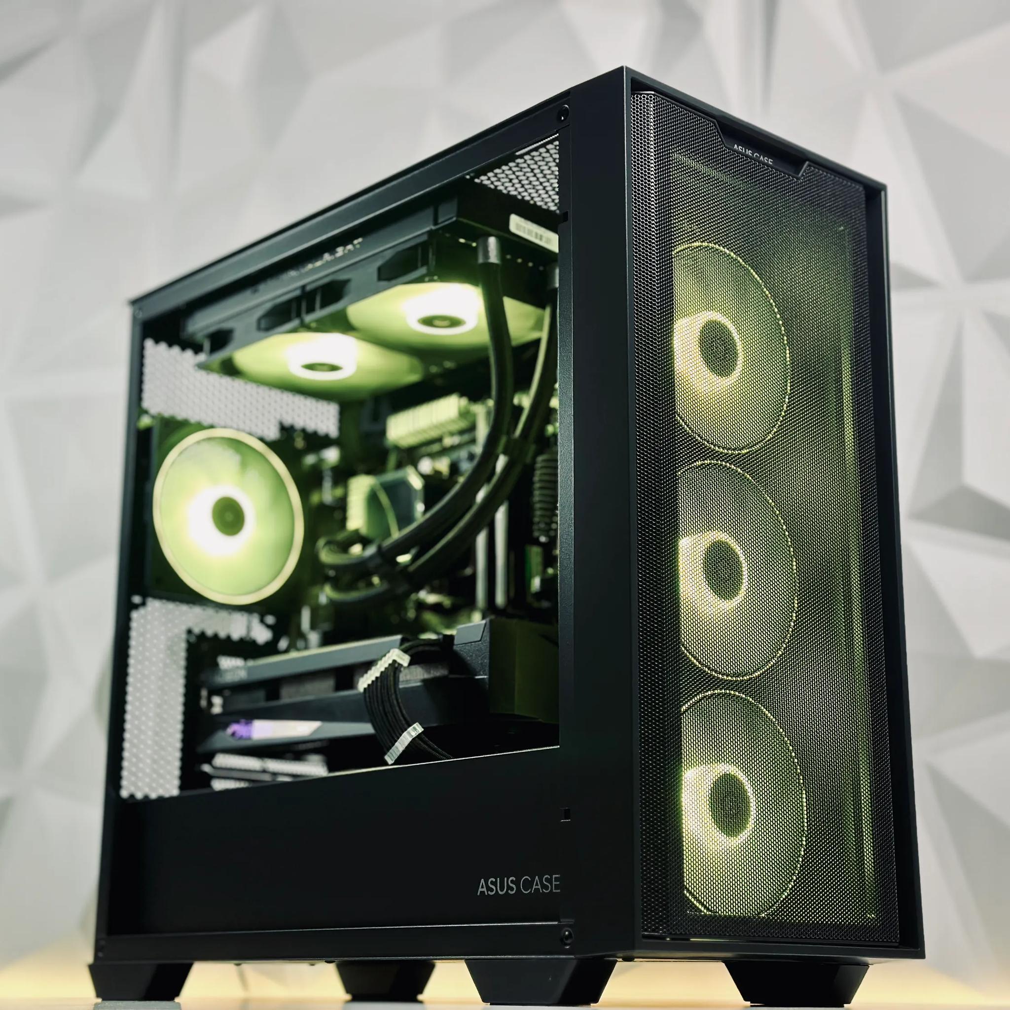 🖤Darkstar🖤Liquid Cooled Gaming PC▪️AMD RX 6750 XT 12 GB▪️AMD Ryzen 7 5700G▪️32GB DDR4 ▪️ 1TB SSD
