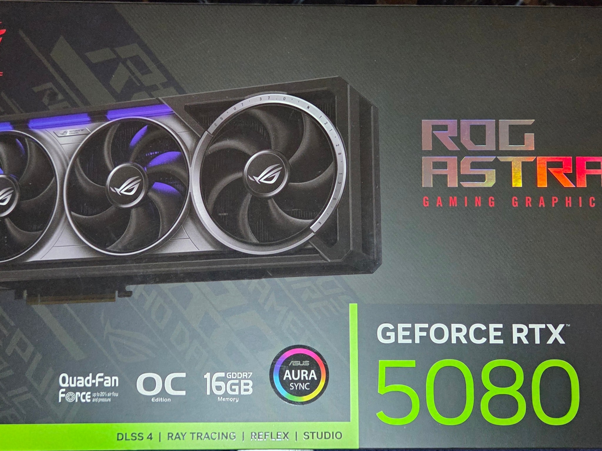 ASUS ROG Astral GeForce RTX 5080 16GB GDDR7 OC Edition