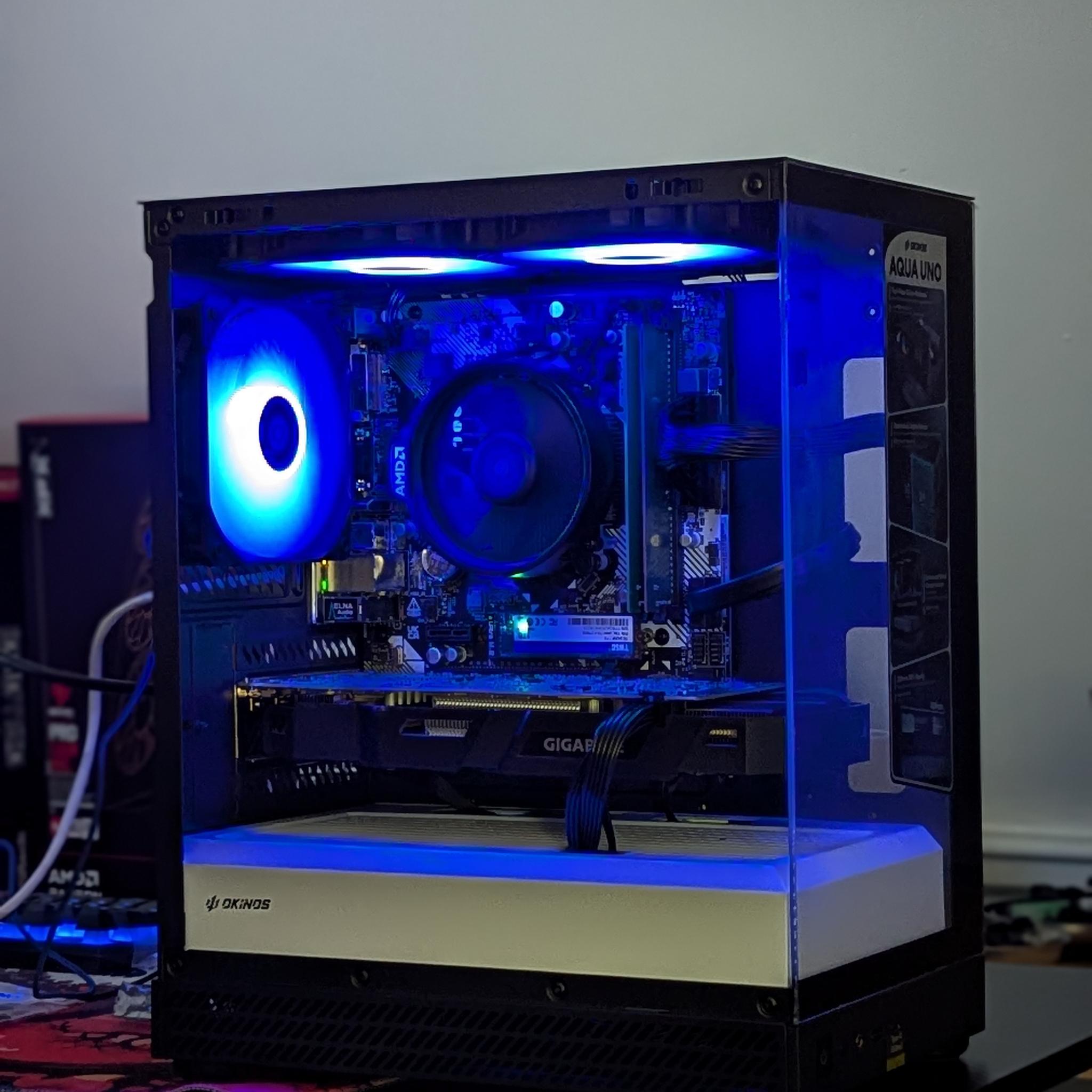 Gaming PC|AMD Ryzen 5 2600|16 GB DDR4|1 TB NVME SSD M.2|NVIDIA GEFORCE GTX 1070 8 GB|Windows 11 Home