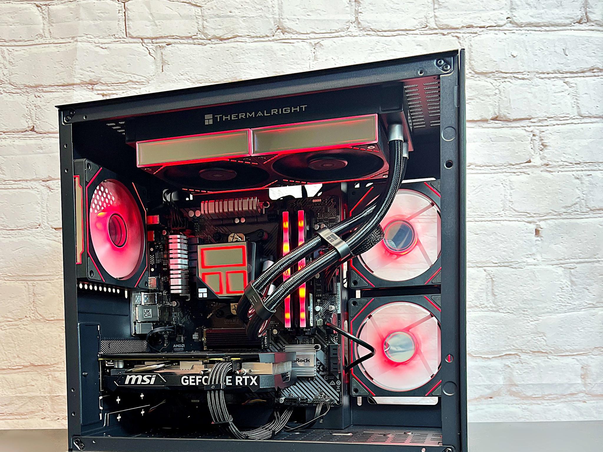CHEAPEST MID-HIGH GAMING PC (GREAT VALUE) RYZEN 5 5500 16GB RAM RTX 4060 LIQUID COOLED