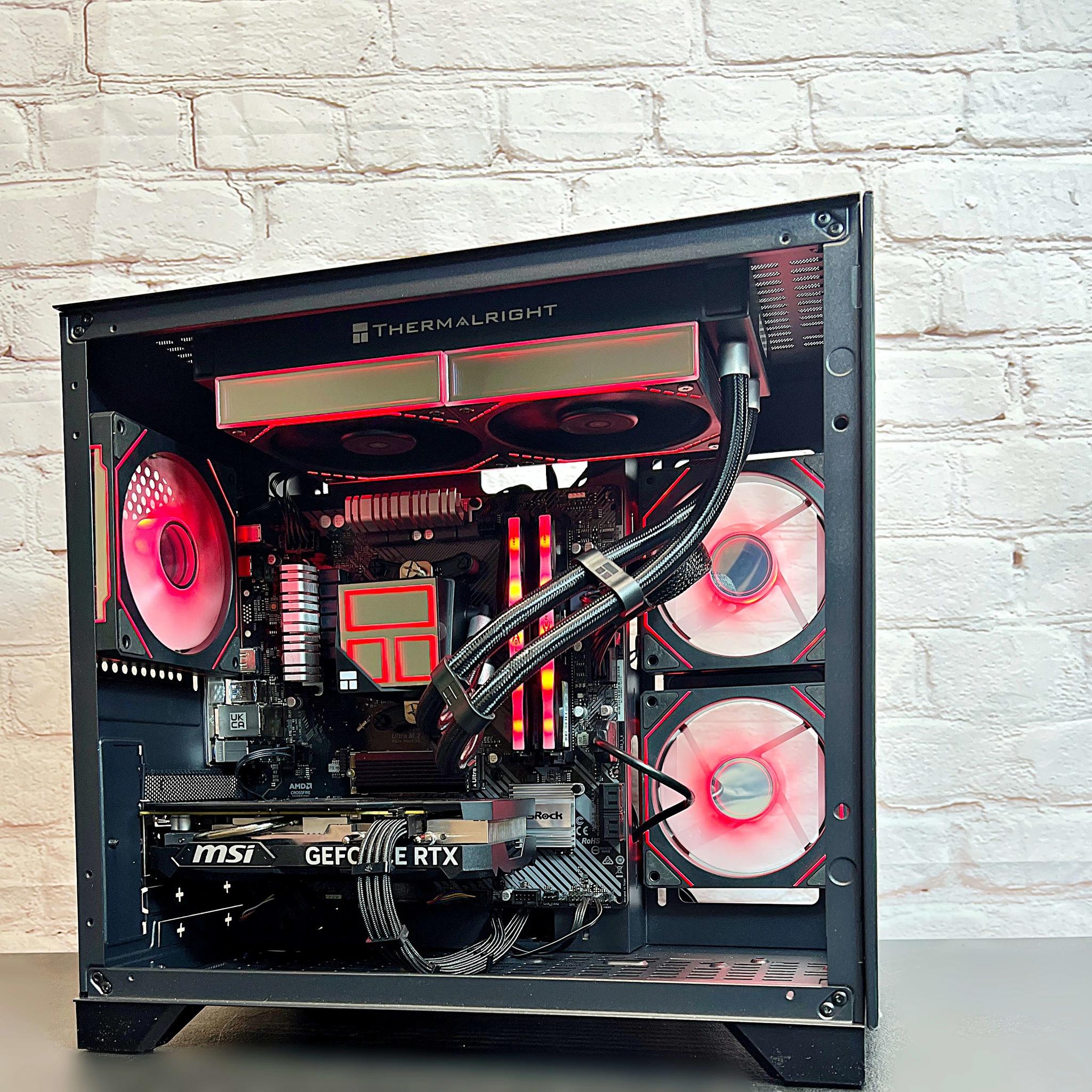 CHEAPEST MID-HIGH GAMING PC (GREAT VALUE) RYZEN 5 5500 16GB RAM RTX 4060 LIQUID COOLED