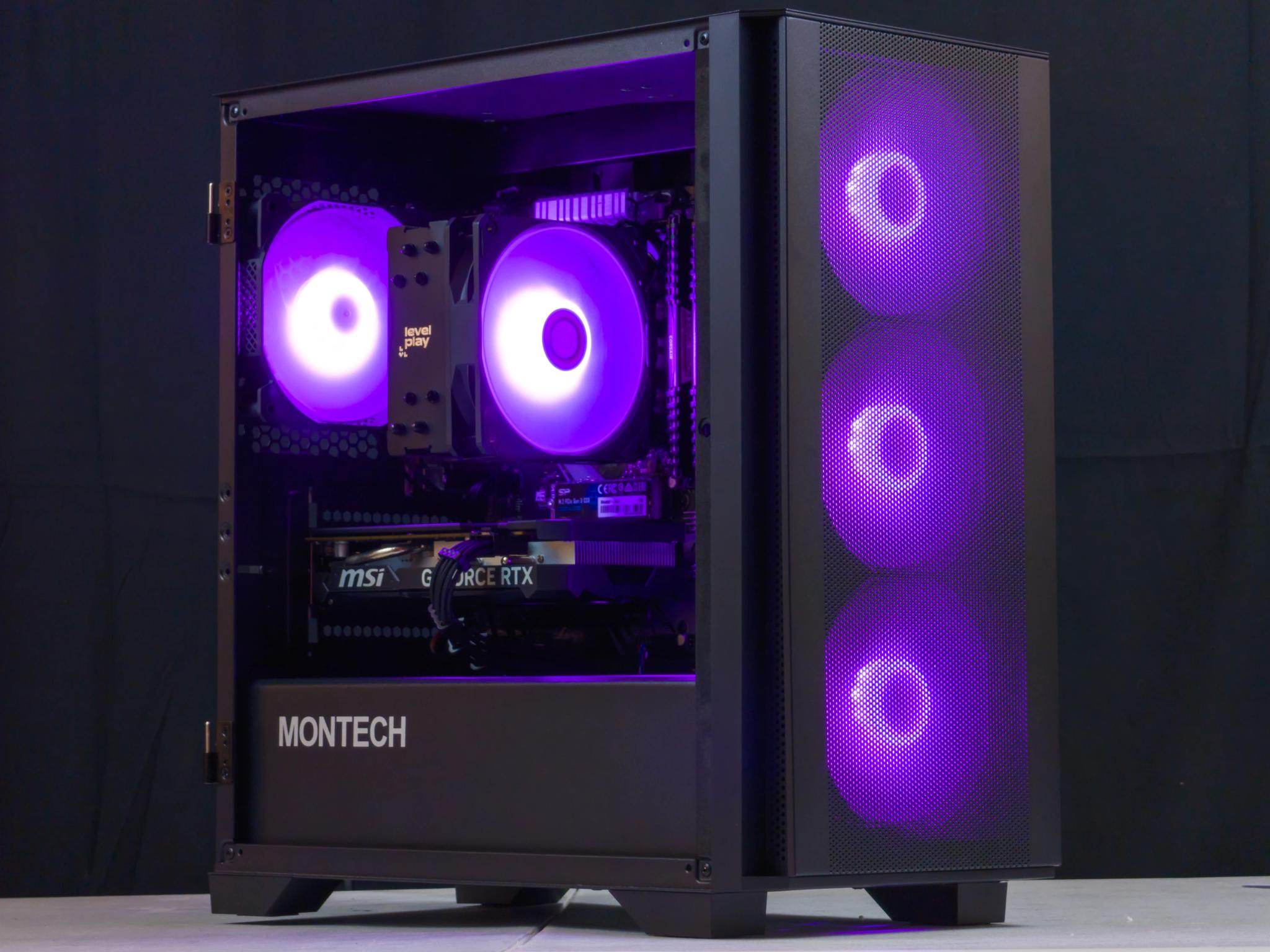 💜🖤 RTX 4060 / Ryzen 7 3700X / 32GB Gaming PC 🖤💜