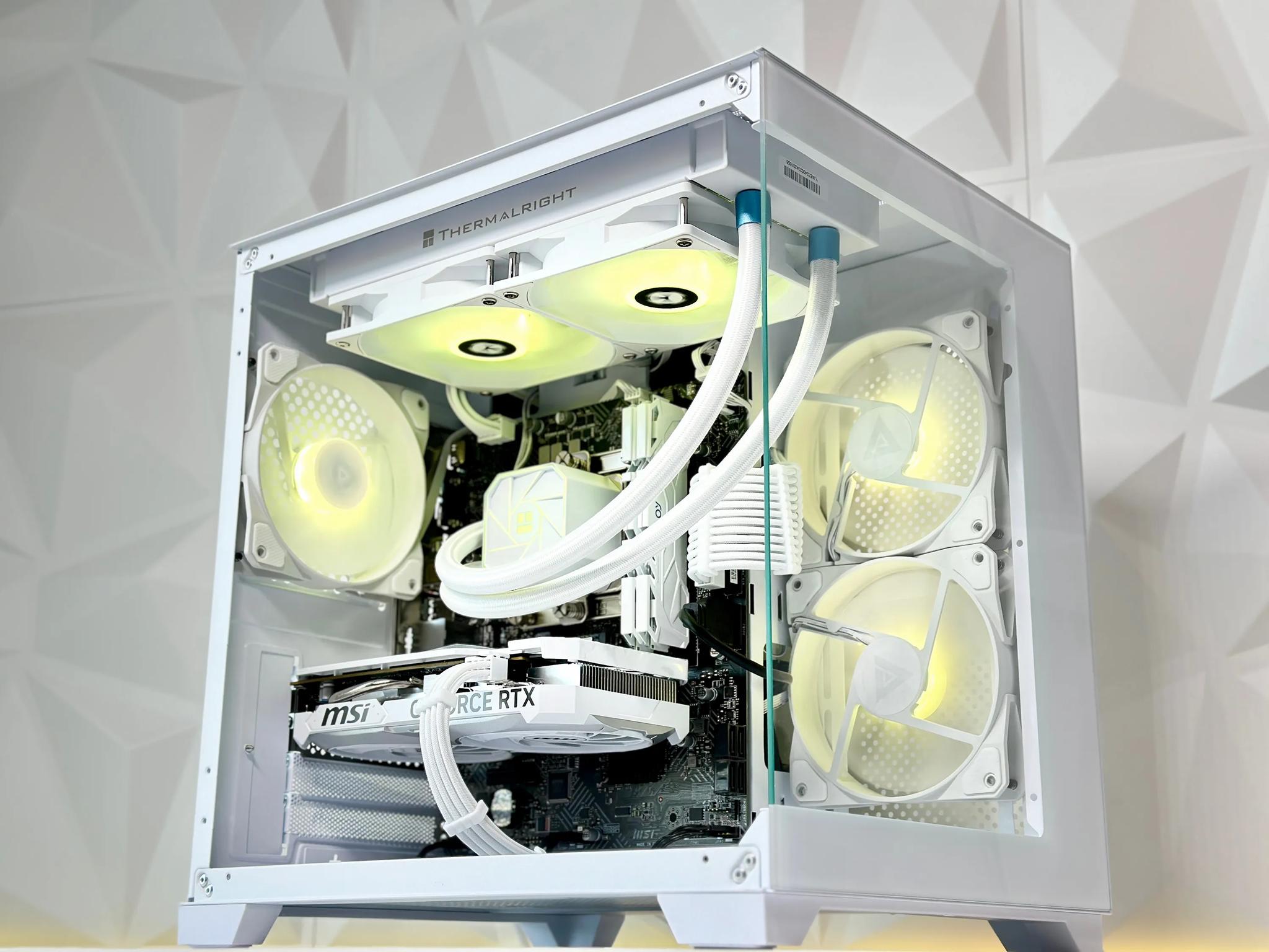 Liquid Cooled Gaming PC❄️Nvidia RTX 4060 8GB❄️Intel 13100F❄️16GB DDR4❄️1TB NVME