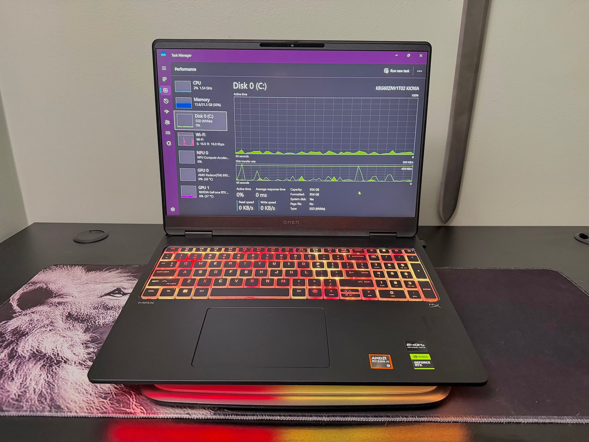 HP OMEN MAX RTX 5080 | Ryzen AI 9 HX 375 | 32GB ram | 1TB M.2 Laptop