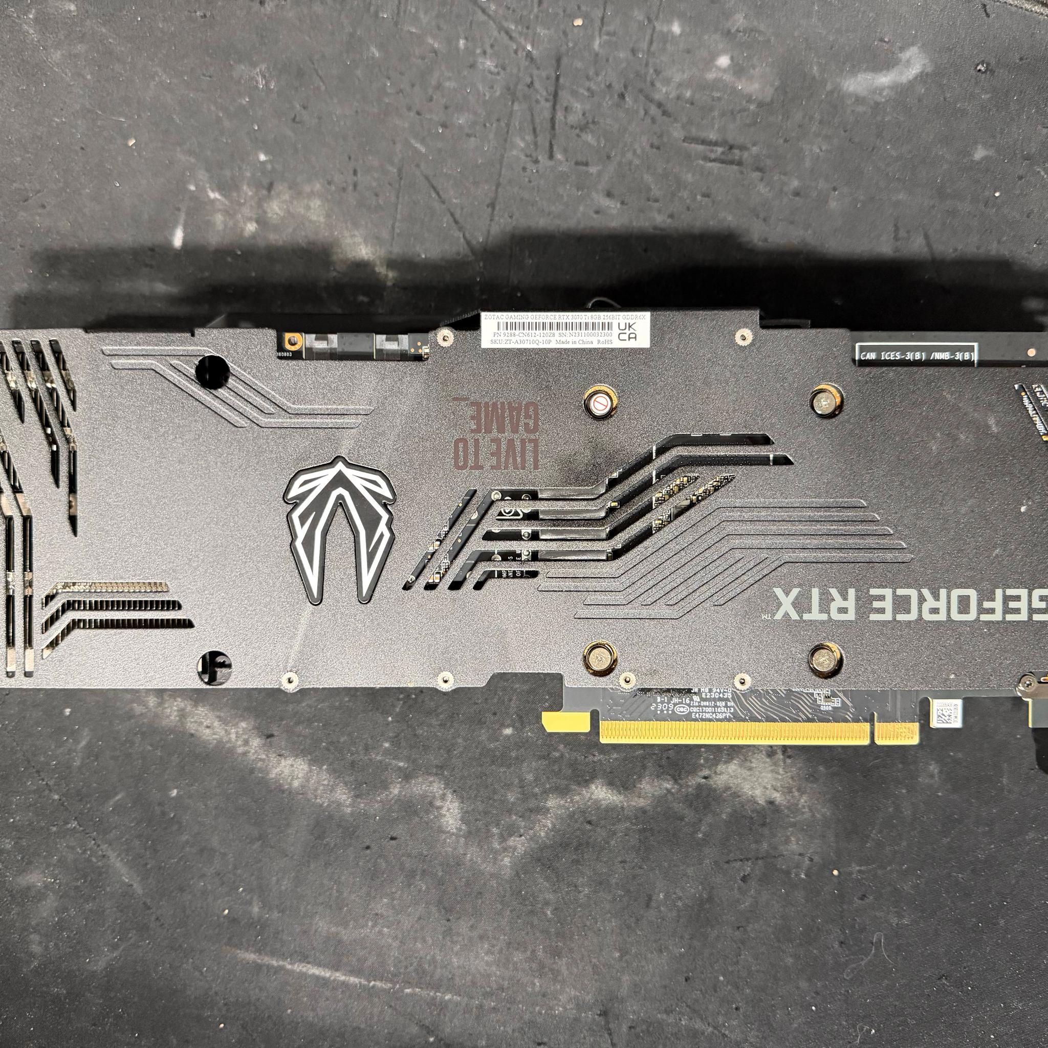 Zotac GAMING Trinity GeForce RTX 3070 Ti w/ Cosmetic Damage