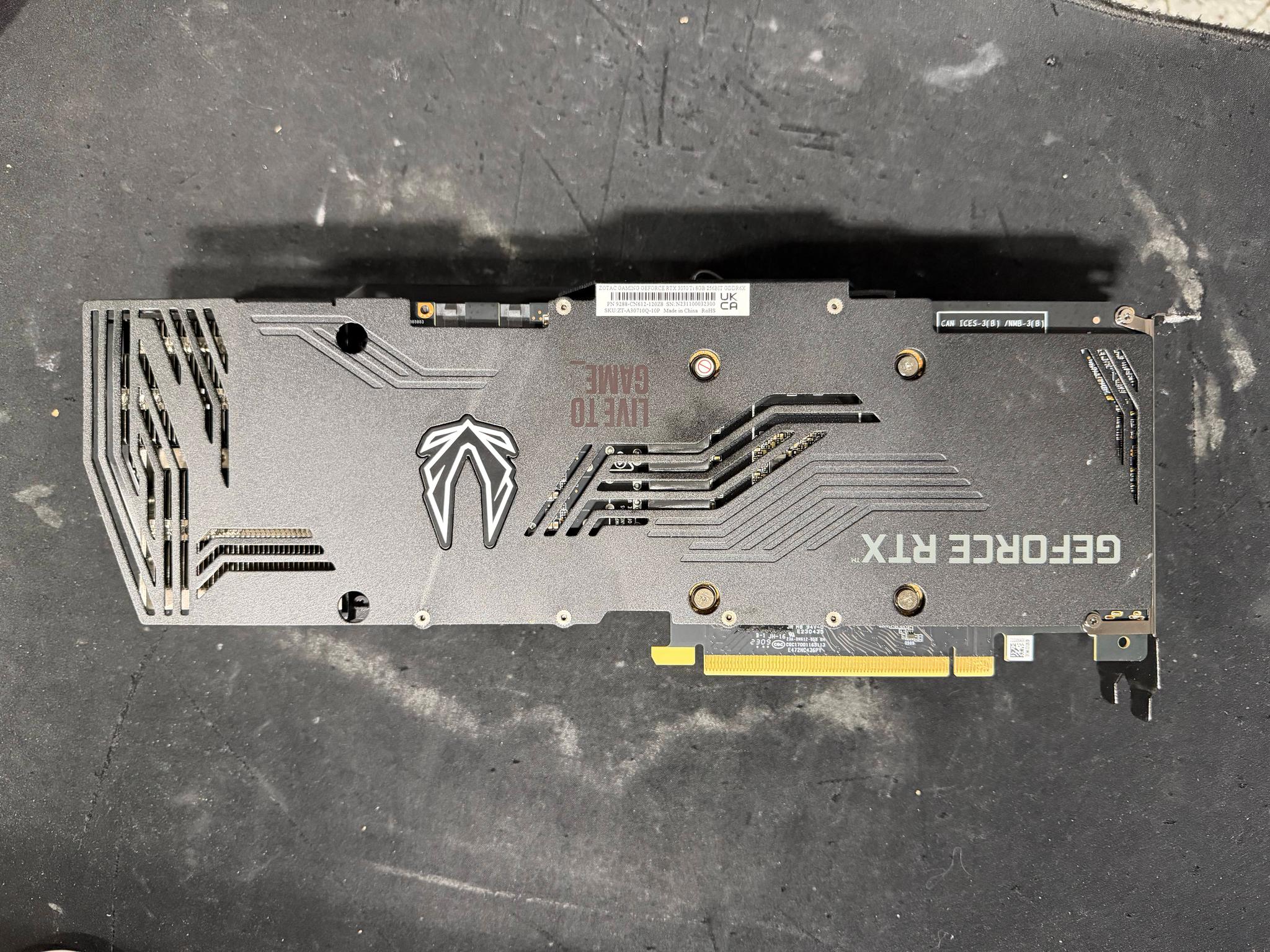 Zotac GAMING Trinity GeForce RTX 3070 Ti w/ Cosmetic Damage