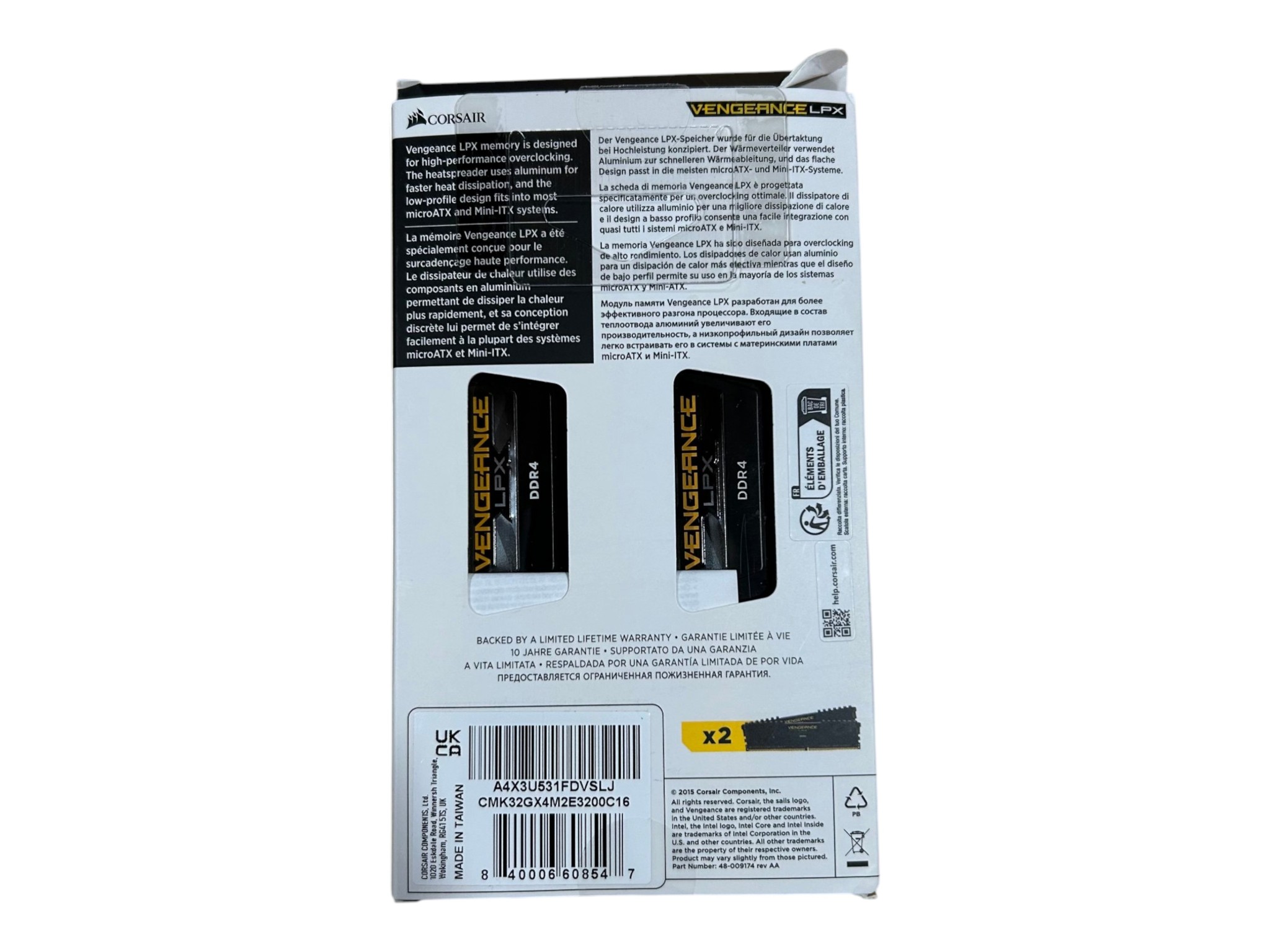 Corsair Vengeance LPX 32GB (2 x 16GB) DDR4 3200 CL16