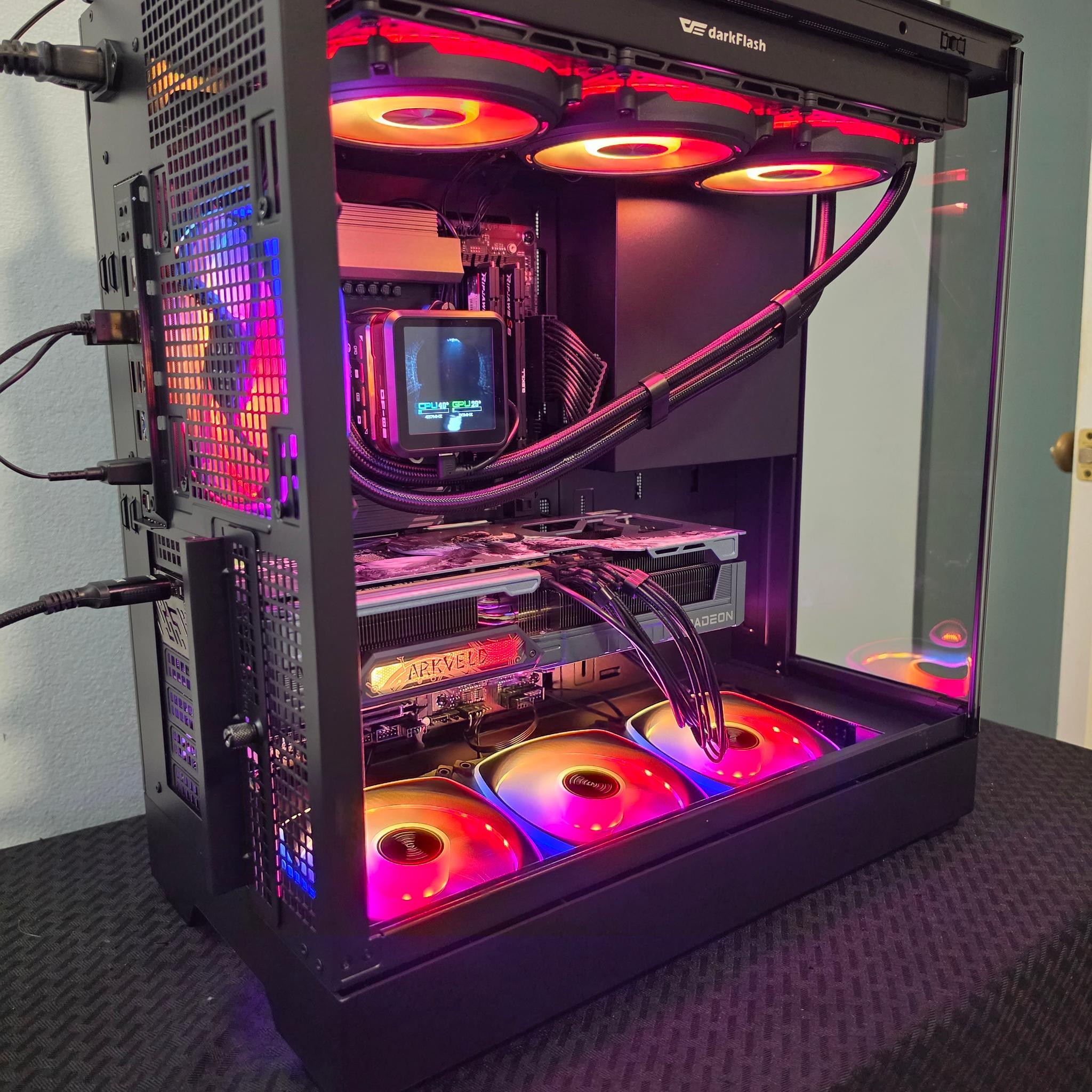 RX 9070 XT-Intel Core Ultra 7 270k plus-32 GB DDR5 6000-2 TB (1+1) NVME Beast Gaming PC