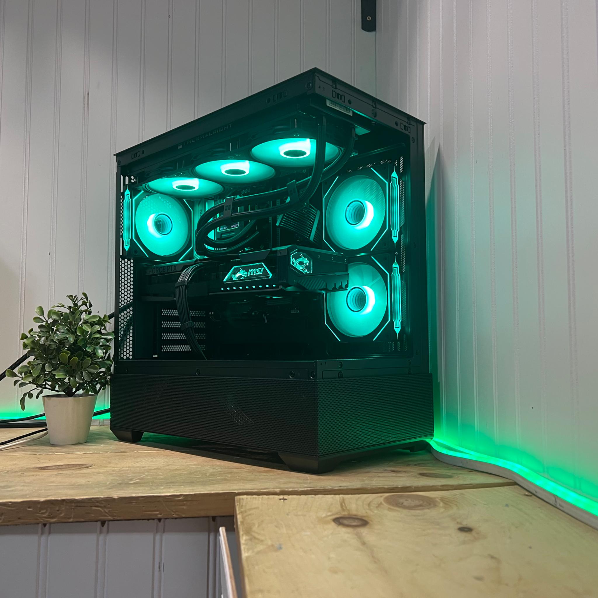 🌑DARK WEB🌑 7600x/32g ddr5/2tb Nvme/5070/850w A Tier Psu