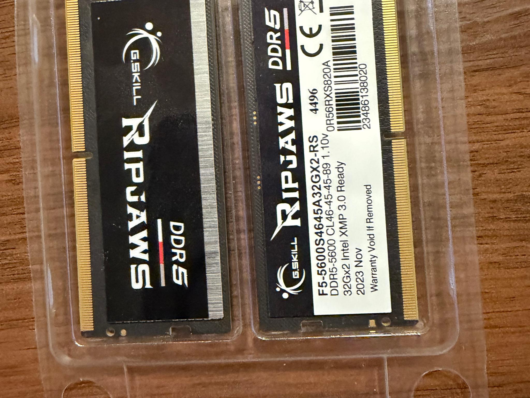 G.Skill Ripjaws 64GB DDR5-5600 (2x32GB) - Image 4